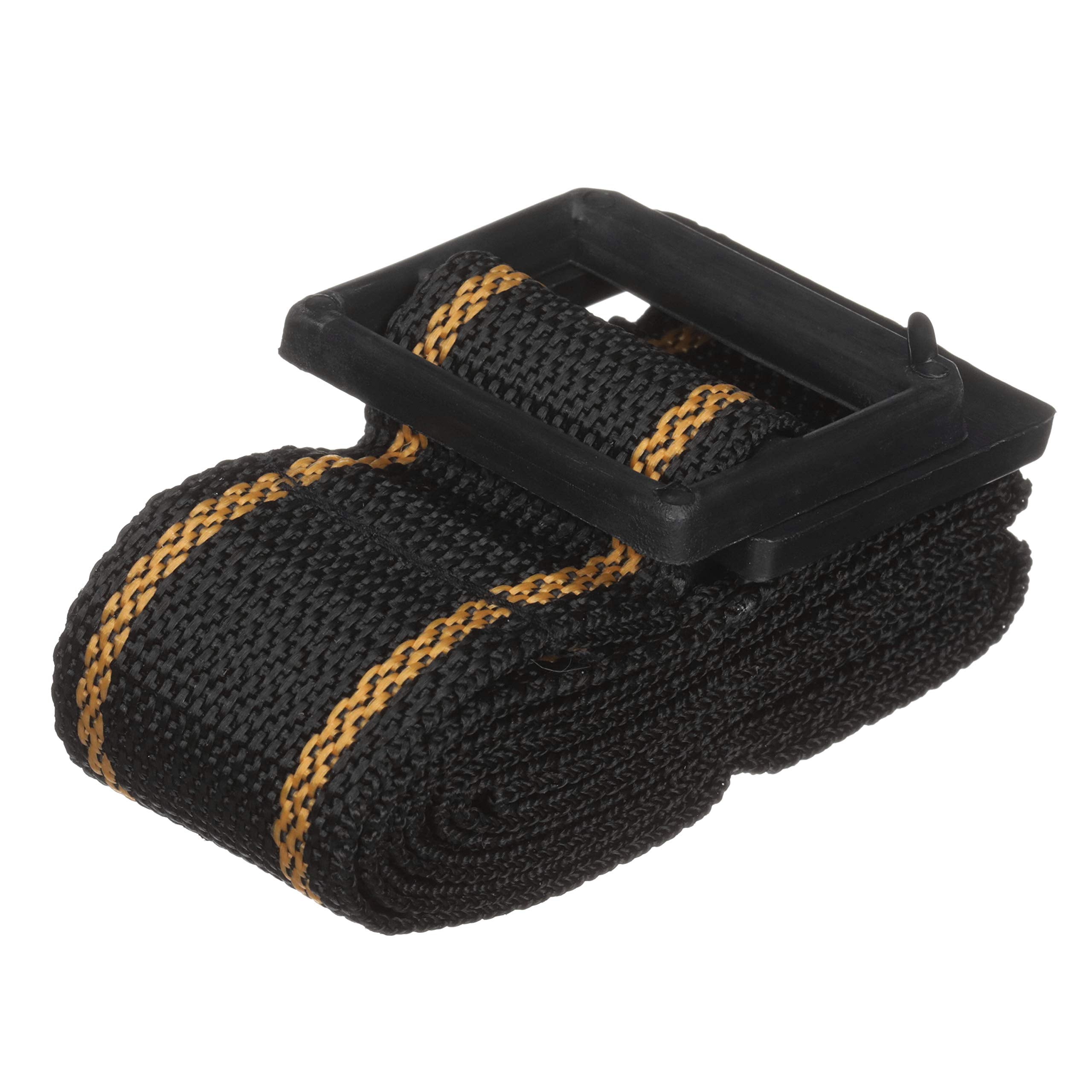 Attwood 9013A3 Battery Box Hold-Down Strap Kit, Long Size, 54 Inches Long, Woven Polypropylene, With 2 Footman Clamps