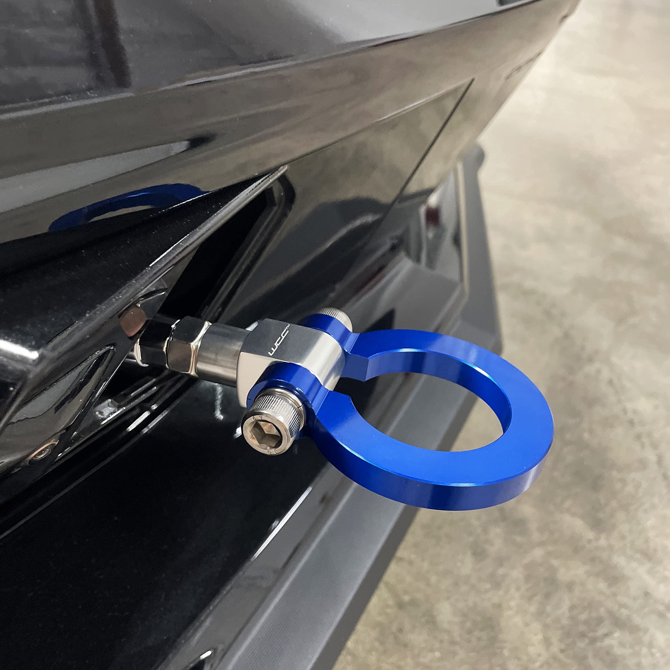SR1 Performance C7 & C8 Corvette Premium Tow Hook for 2014-2025 Corvettes (Front & Rear, Blue)