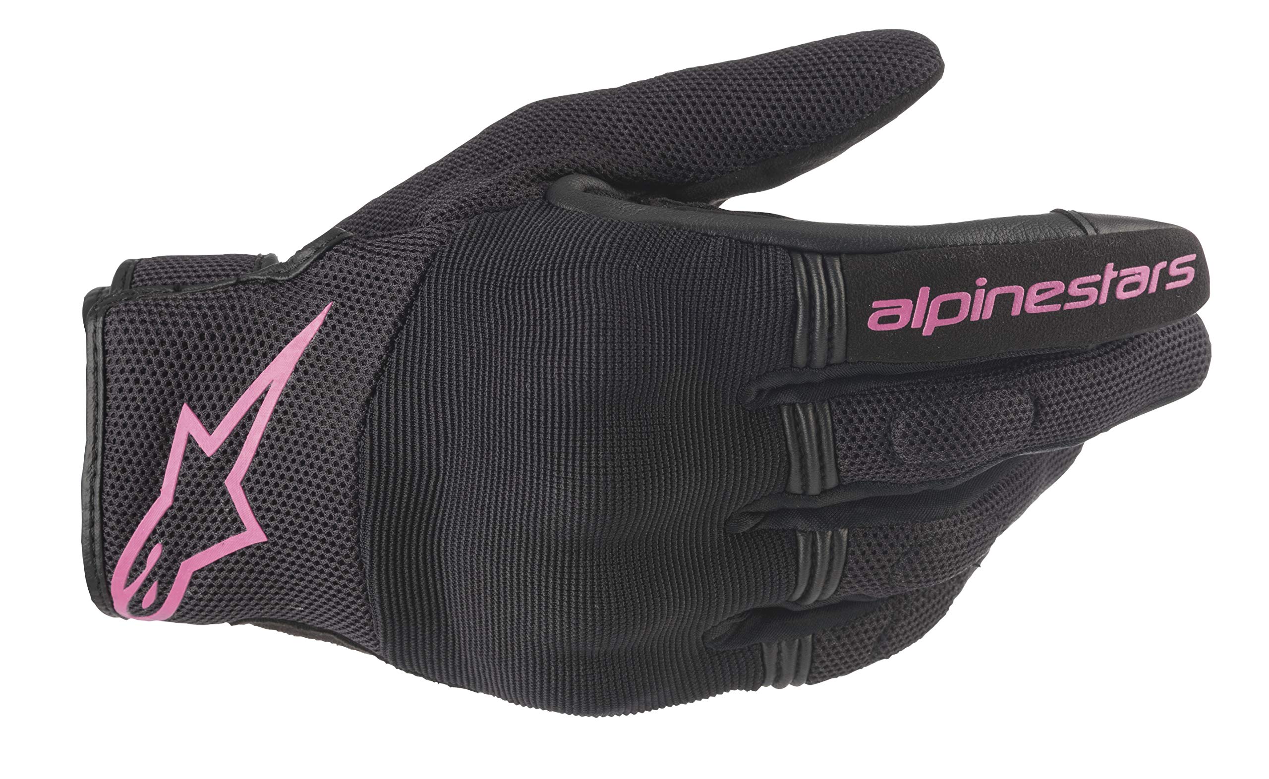 Alpinestars Womens Stella Copper Motorcycle Riding Glove, Black/Fuchsia, M