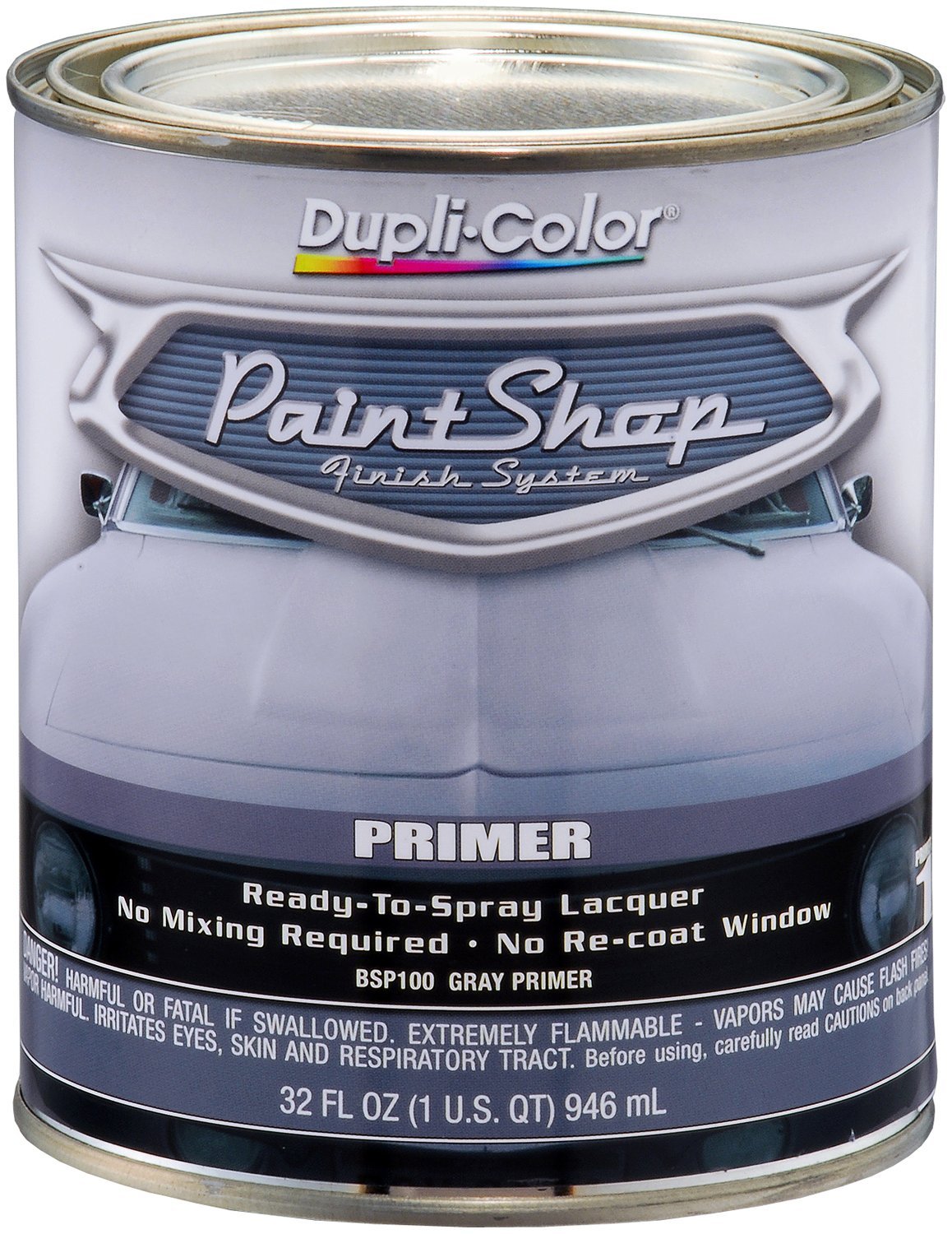 Dupli-Color Bsp100-2 Pk Paint Shop Finish System Car Primer Paint - Grey Primer - 32 Oz. Automotive Paint