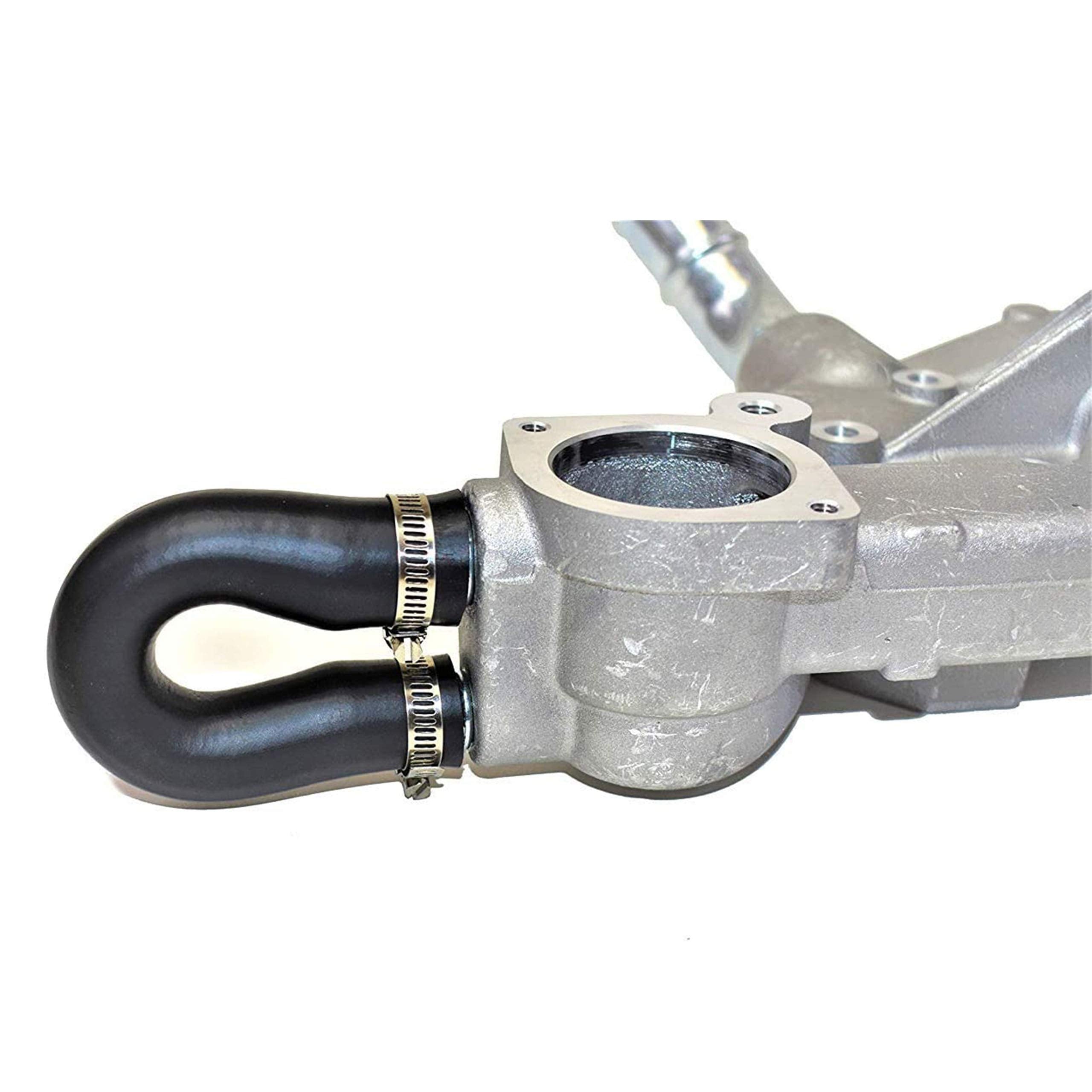 A-Team Performance - LS LT Heater Core Bypass Delete Hose With Clamps Coolant Crossover - Compatible with Chevrolet GM Pontiac LS LSX LS1 LS2 LS3 LS6 LS7 LQ4 LQ9 LT1 LT4