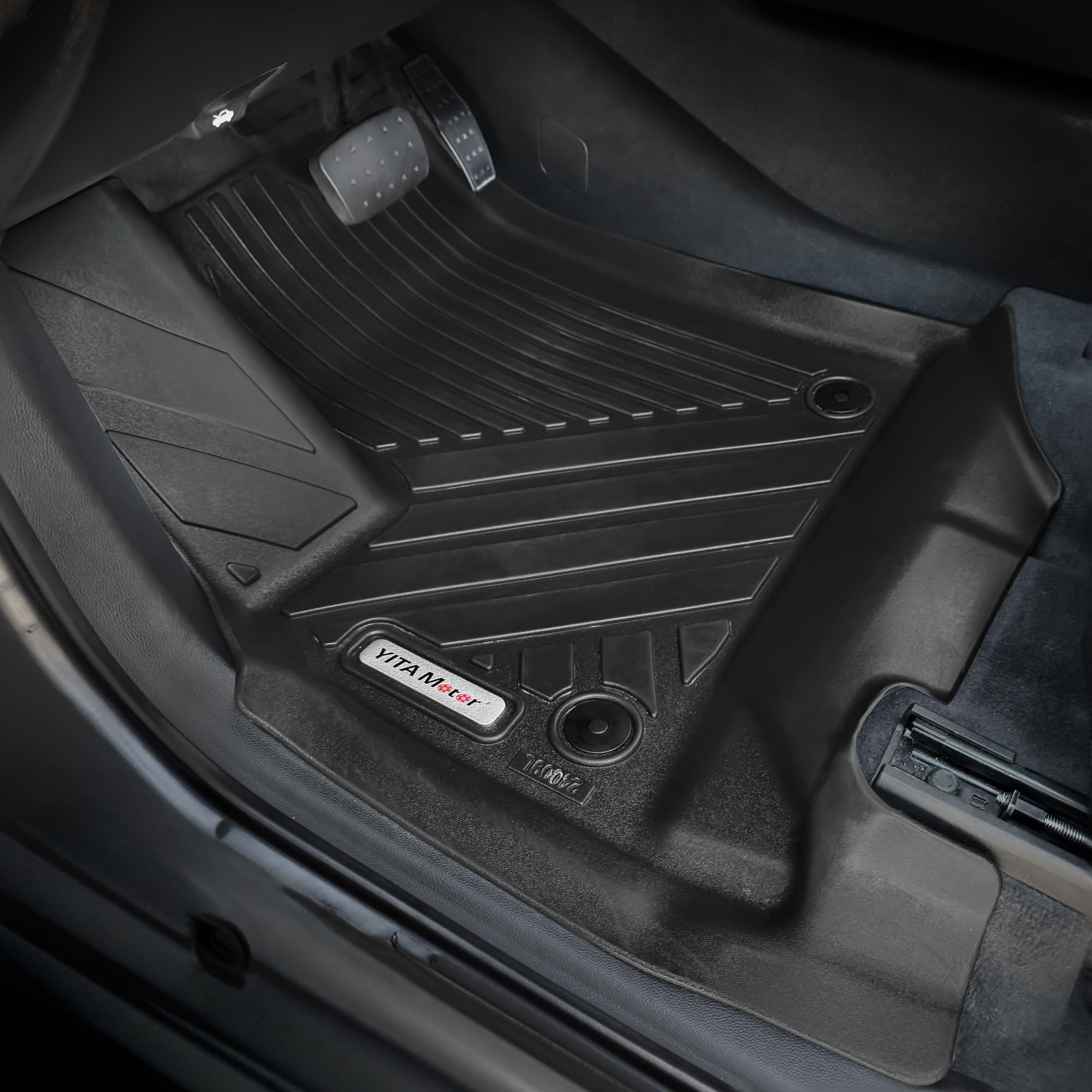 Yitamotor Floor Mats Fit For 2024-2025 Chevy Traverse, Tpe All Weather Custom Fit Floor Liners For 7 Seats, Back Seat Protector