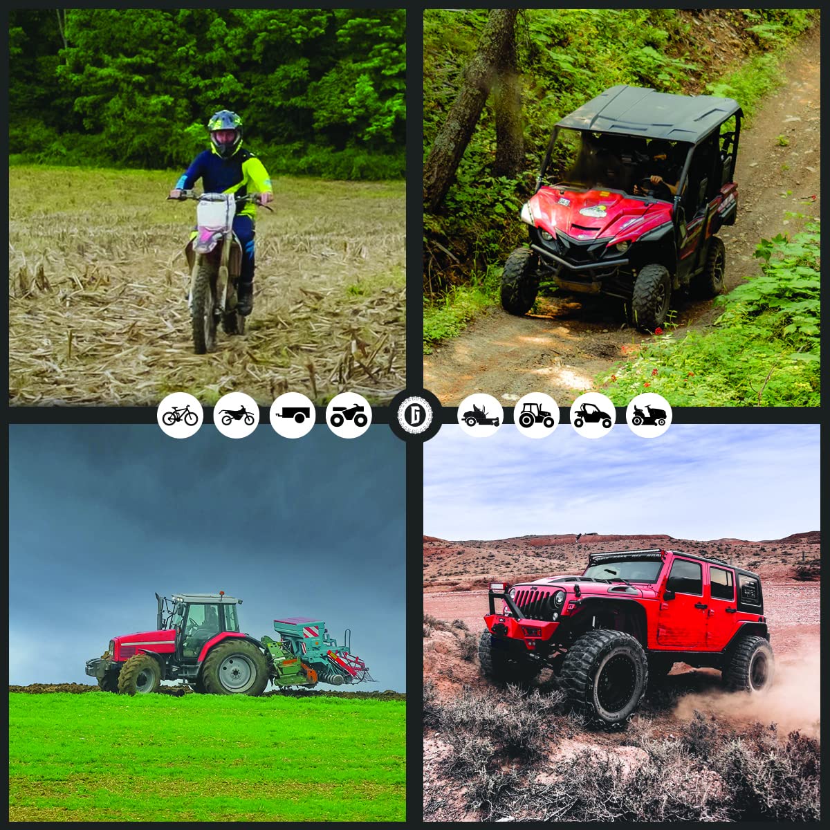 Gluetread External Patch Kit - For Tubeless Tires - No Need To Remove Tire - Kit Includes Enough Material To Patch 4 Tires - Atv Sidewall Repair Kit