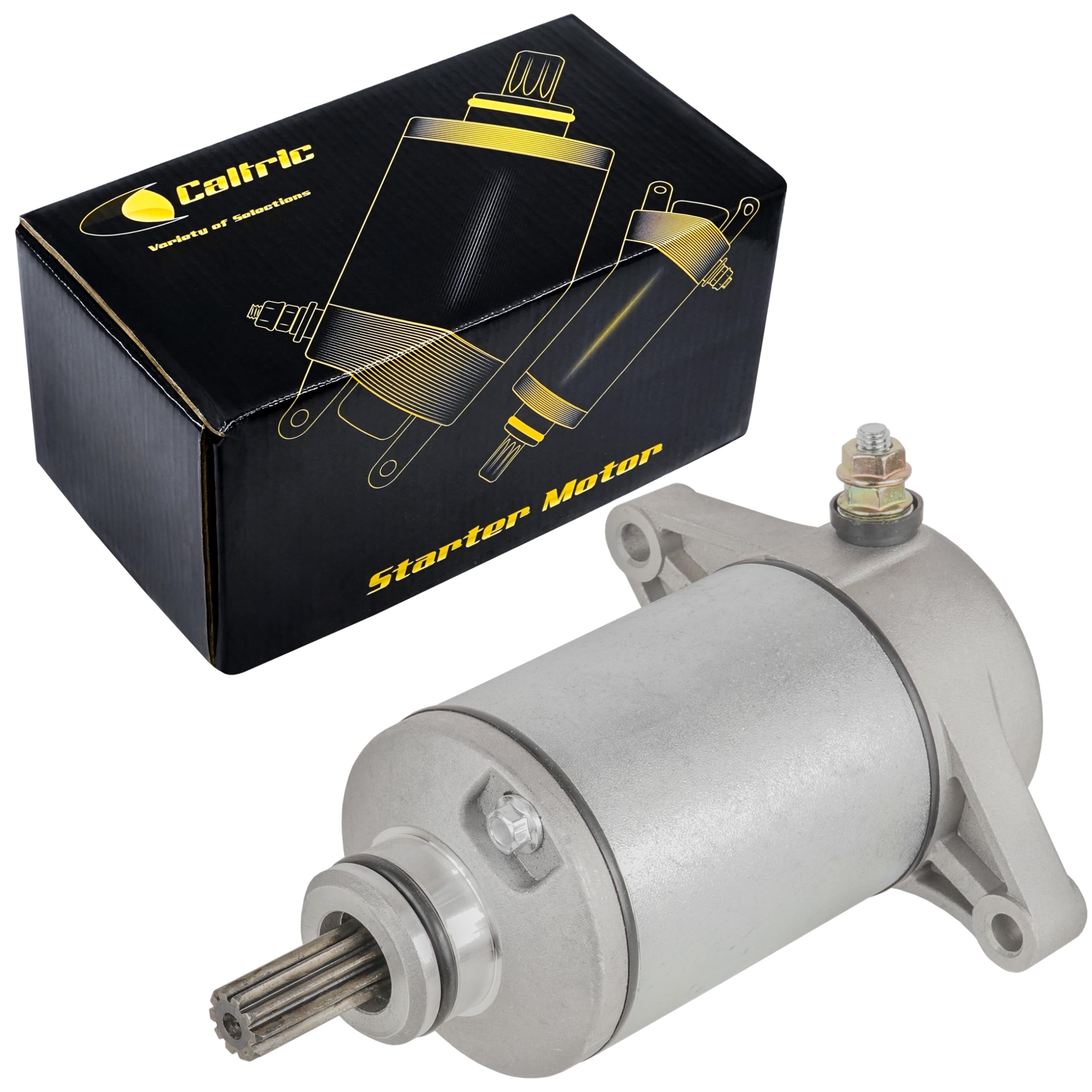 Caltric Starter Compatible With Arctic Cat 500 XR 500 2013 2014 2015 2016 2017/ HDX 500 XT 2016 2017