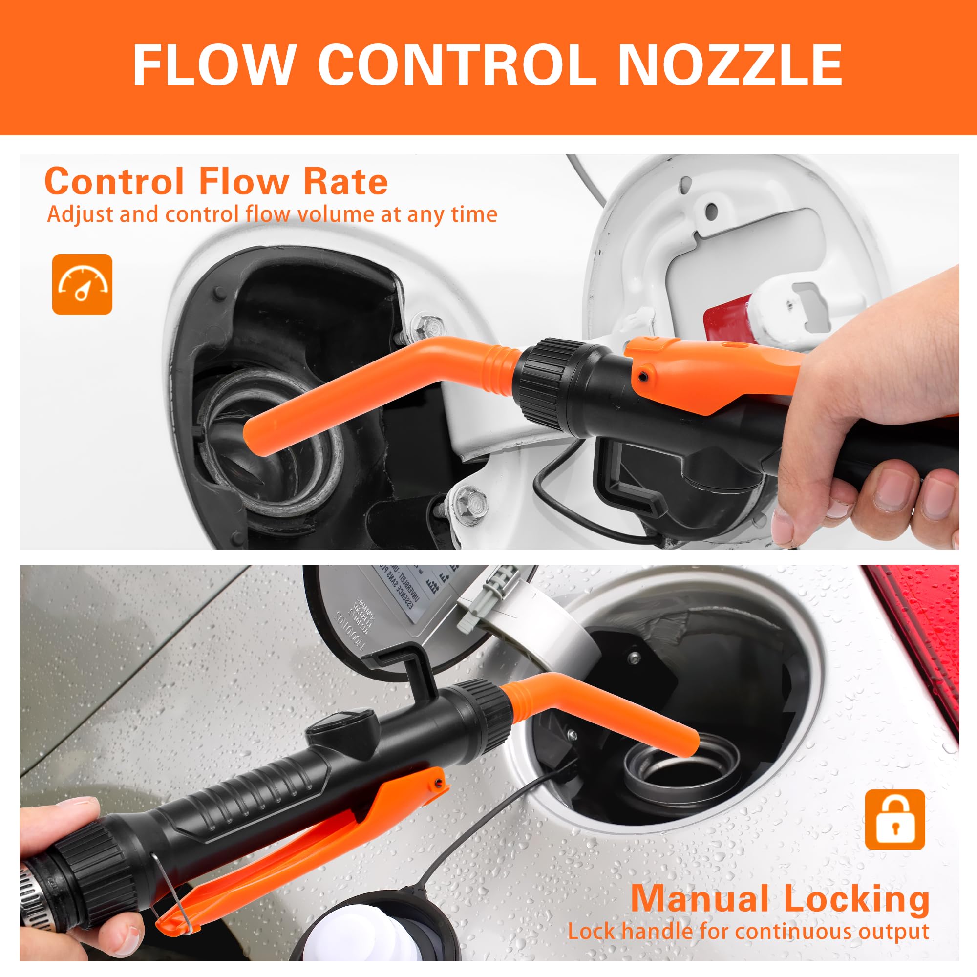 Portable Power Battery Pump, Battery Powered Siphon Fuel Transfer Pump, Universal Fit For Gasoline, Car, Portable Fuel Transfer