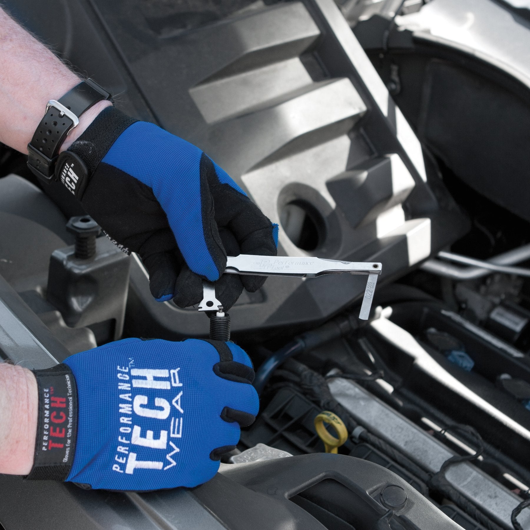 Performance Tool W129C 15-Blade Thickness Gauge For Accurate Measurements In Automotive, Industrial And Diy Applications