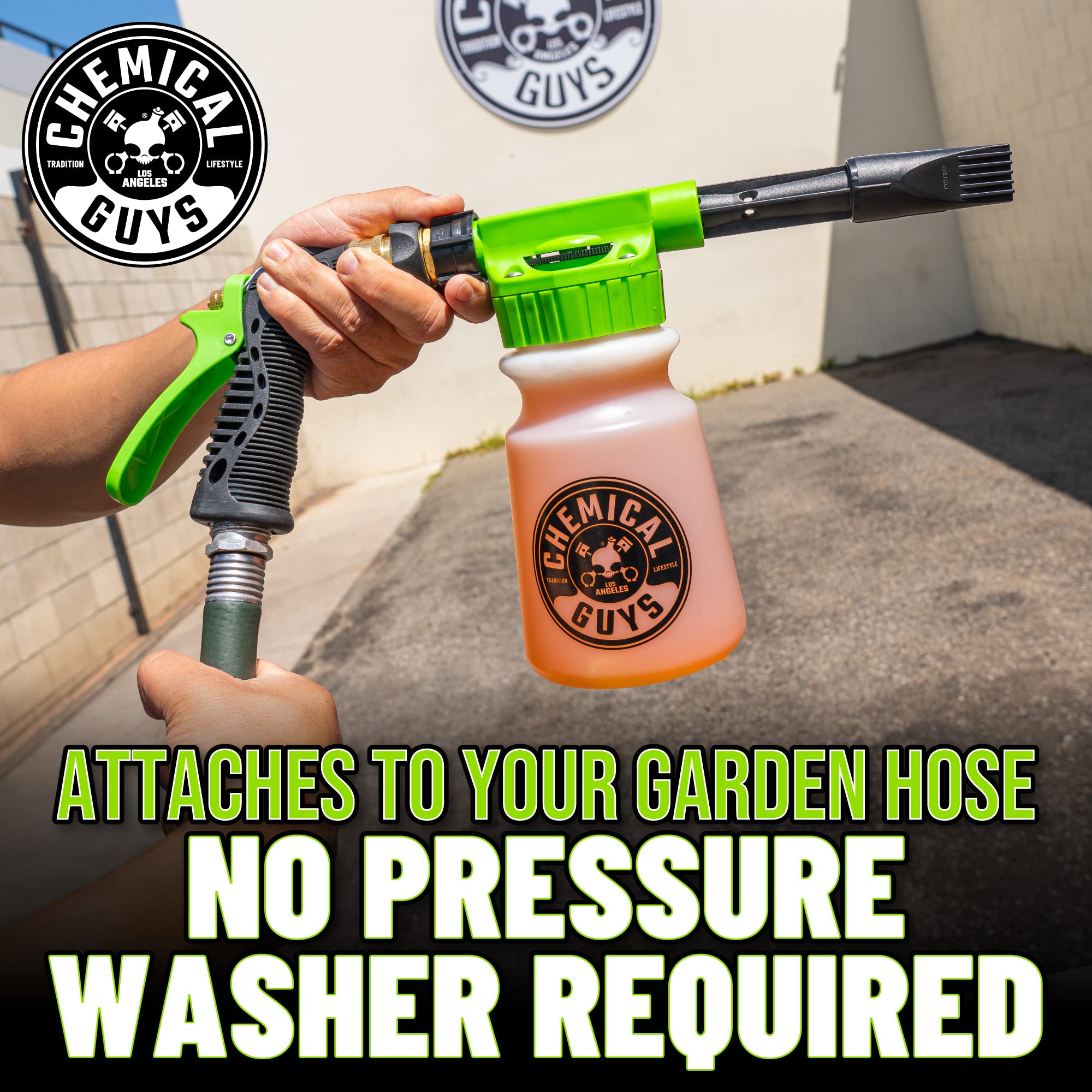 Chemical Guys HOL148 10-Piece Arsenal Builder Car Wash Kit with Foam Gun, Bucket, (4) Towels, Wash Mitt and (3) 16 oz. Car Clean