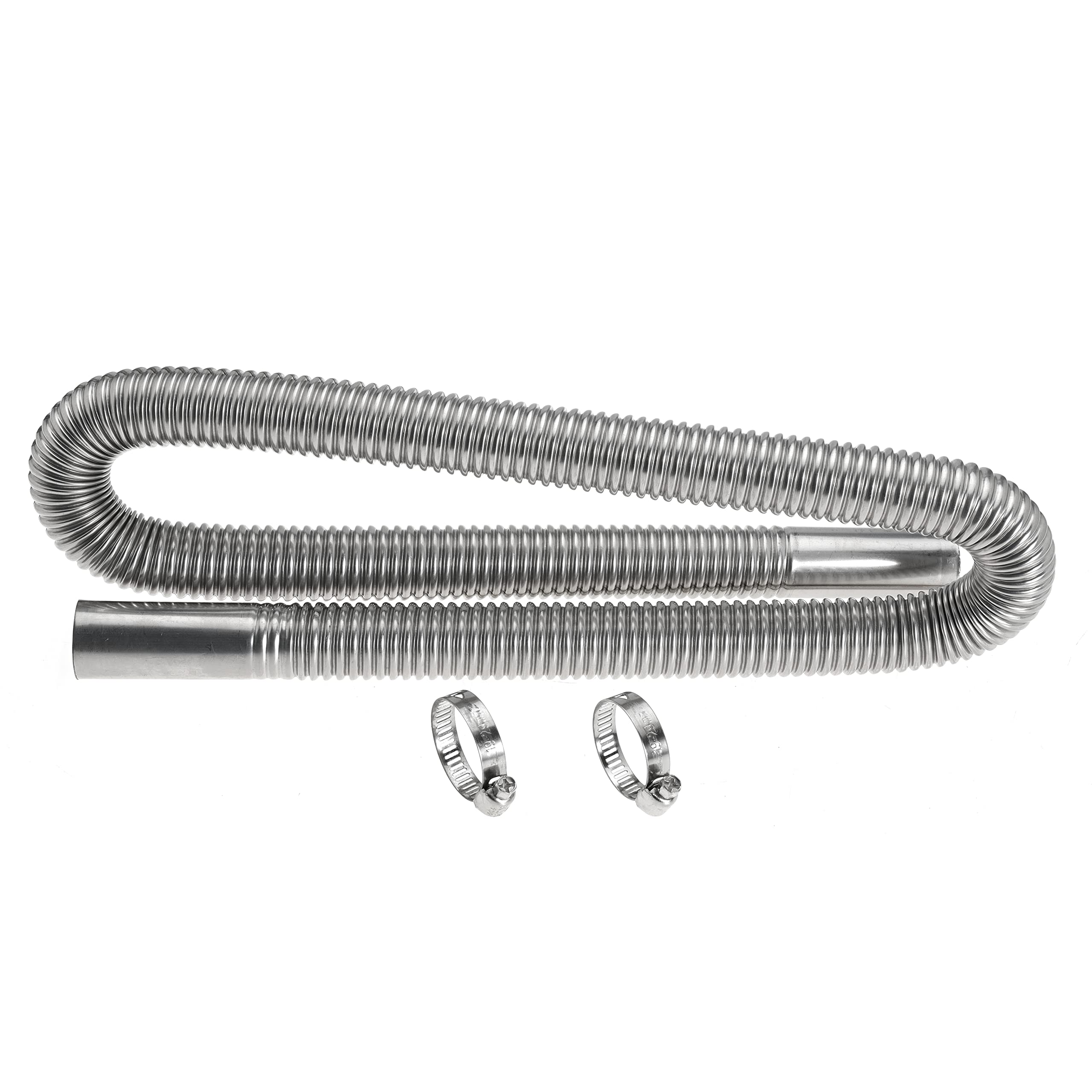 100cm 1 inch Heater Exhaust Pipe Generator Exhaust Extension Fuel Tank Gas Vent Hose with Clamps