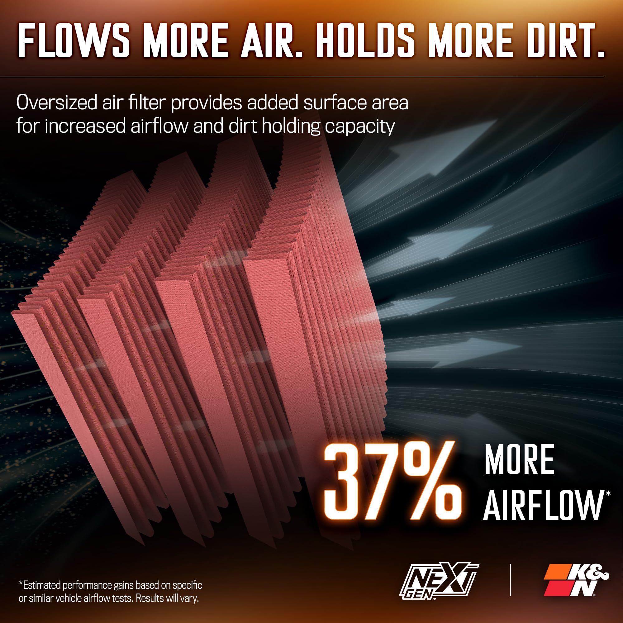K&N Nextgen Cold Air Intake System: High-Flow Cotton Filter: Compatible With 2019-2024 Ram 1500; 50-1578