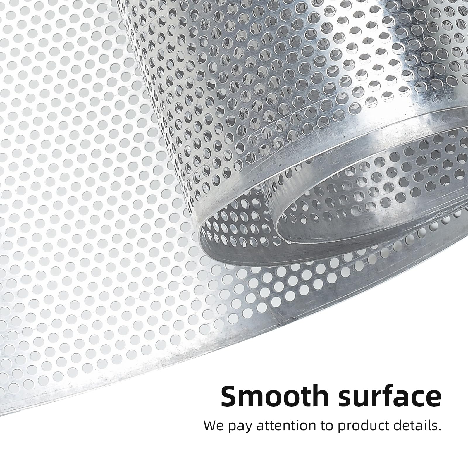 Aggauto Universal 40''X13'' Car Grill Mesh - Aluminum Alloy Automotive Grille Insert Bumper Perforated Metal Sheet Round Hole 4M