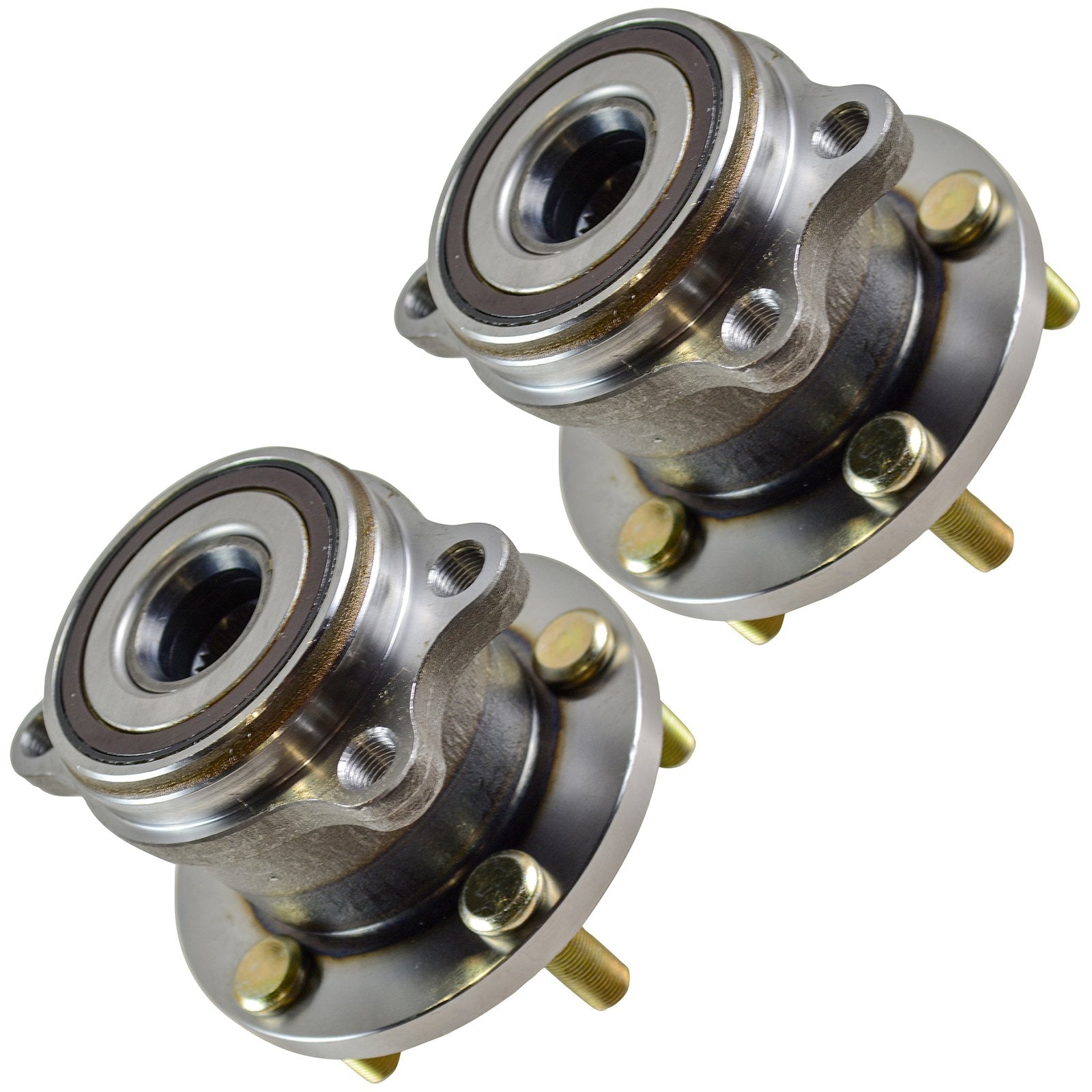 Trq Rear Wheel Hub Bearings Assembly Set Compatible With 2005-2009 Subaru Legacy Outback