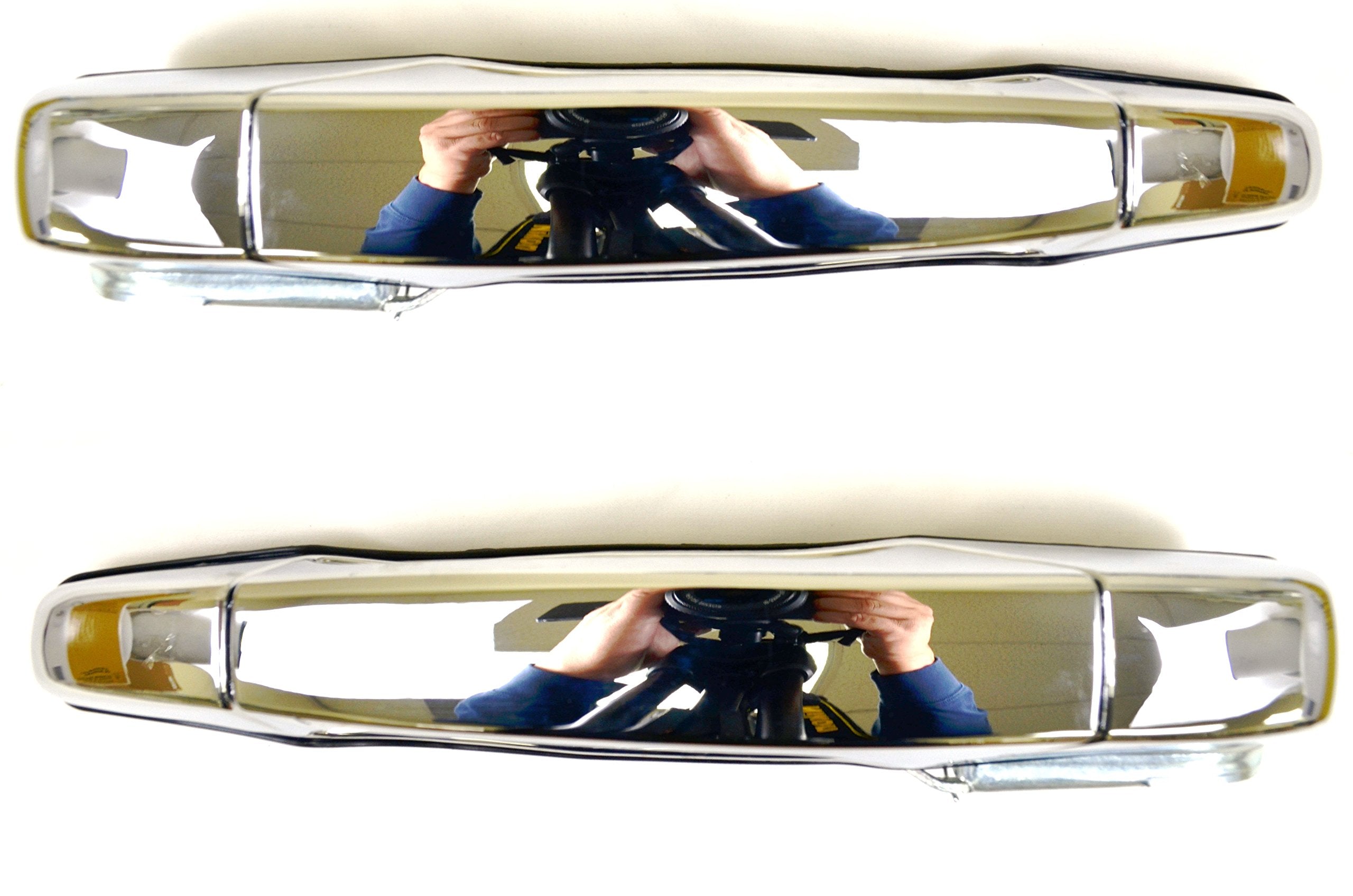 PT Auto Warehouse GM-3545M-RP - Outside Exterior Outer Door Handle, Chrome - Rear Left/Right Pair