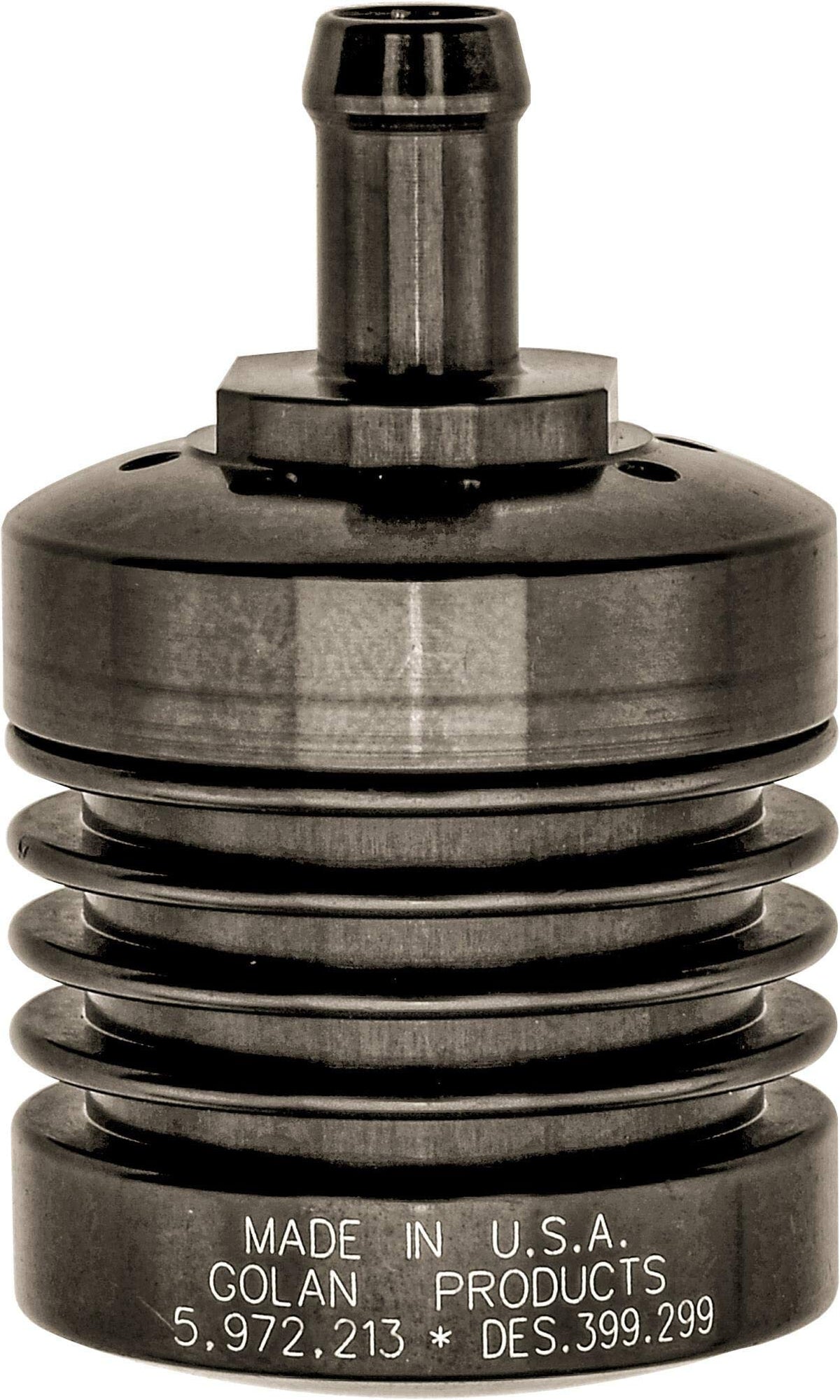 Golan Products 67-312B-BLK Breather And Gear box (oil collector) Black, 1 Pack
