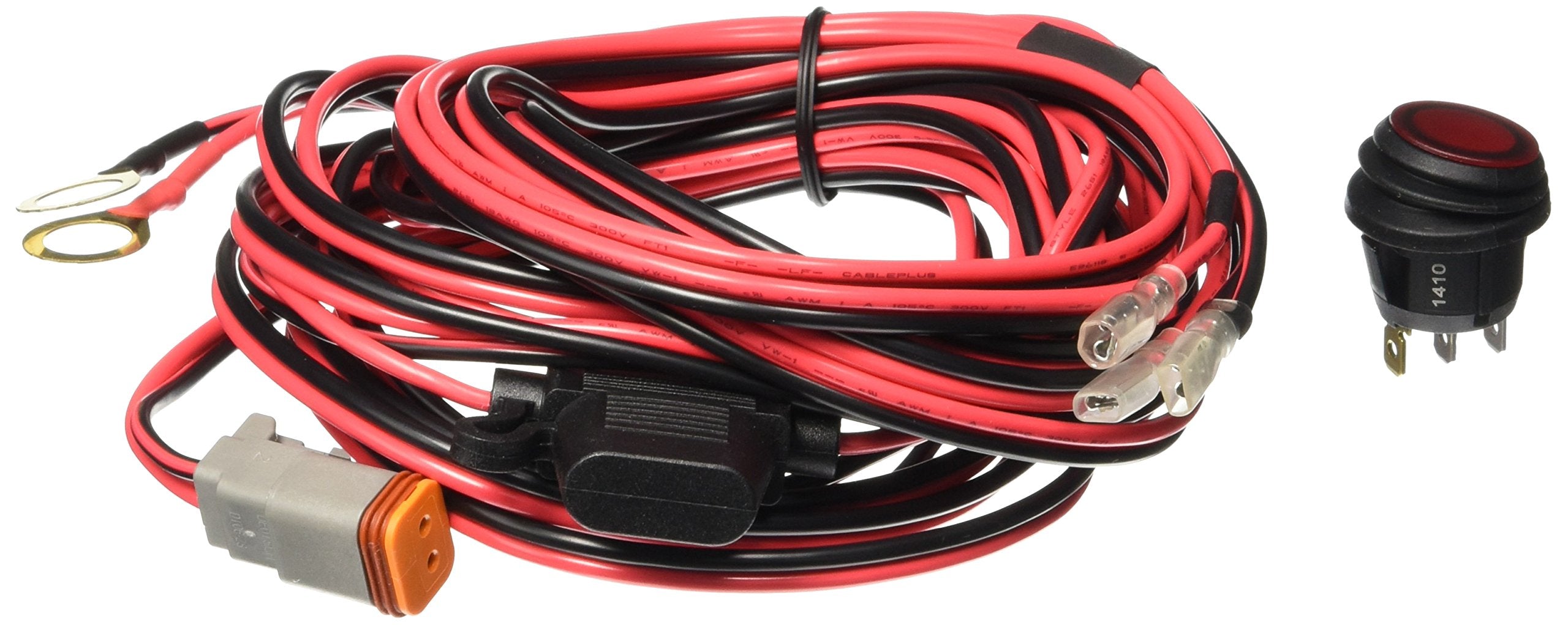 Rigid Industries 40194 Wire Harness For 4''/6'' Single Dually/D2