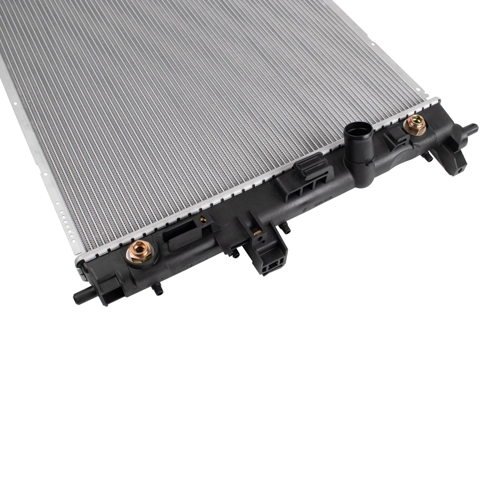 Trq Radiator Assembly Aluminum Core Compatible With 16-19 Cadillac Ats Cts 16-22 Chevrolet Camaro Cu13589