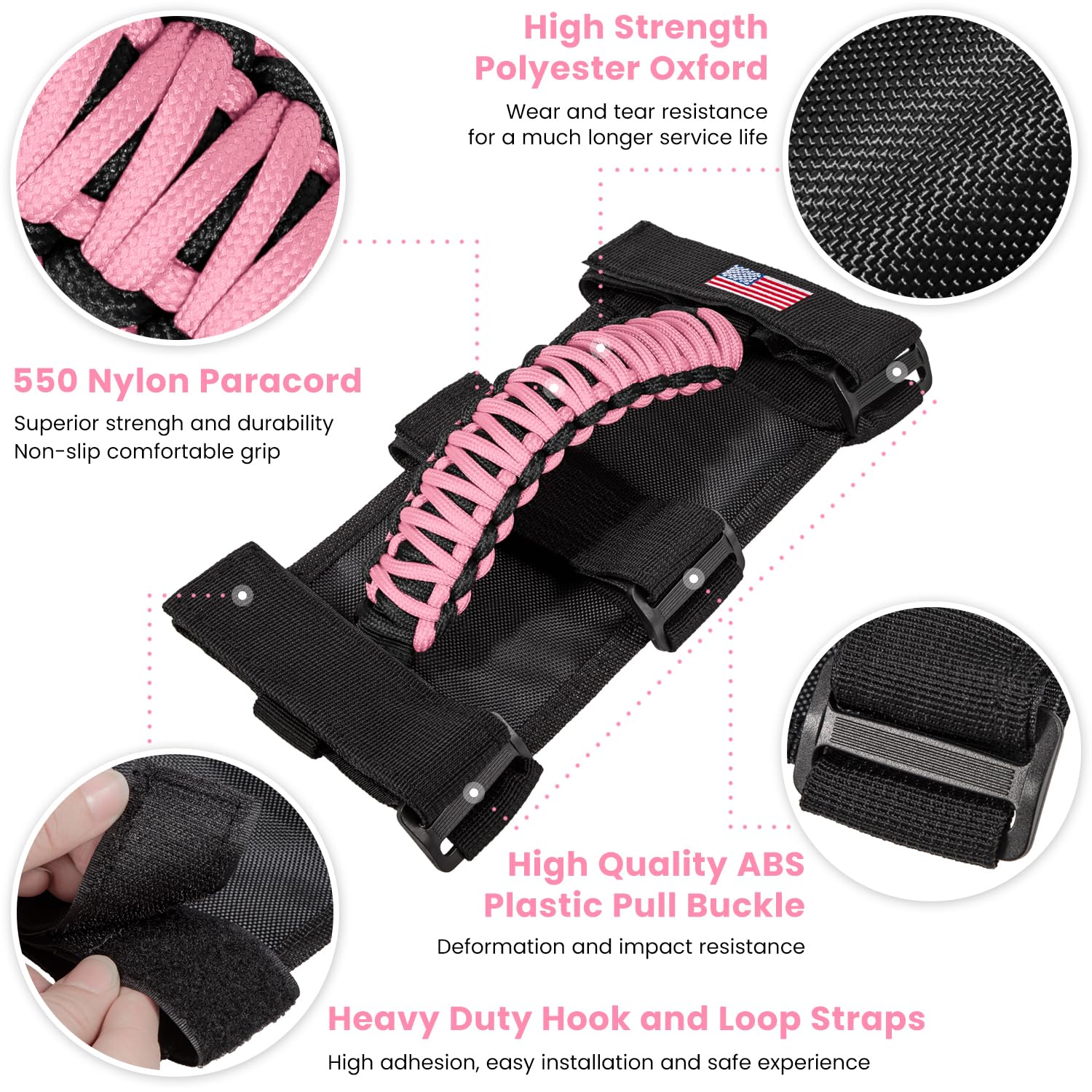 Roll Bar Grab Handles Grip Handle For Jeep Wrangler Jk Jku Jl Jlu Tj Yj Sport Sahara Freedom Rubicon Unlimited Gladiator Jt 1955