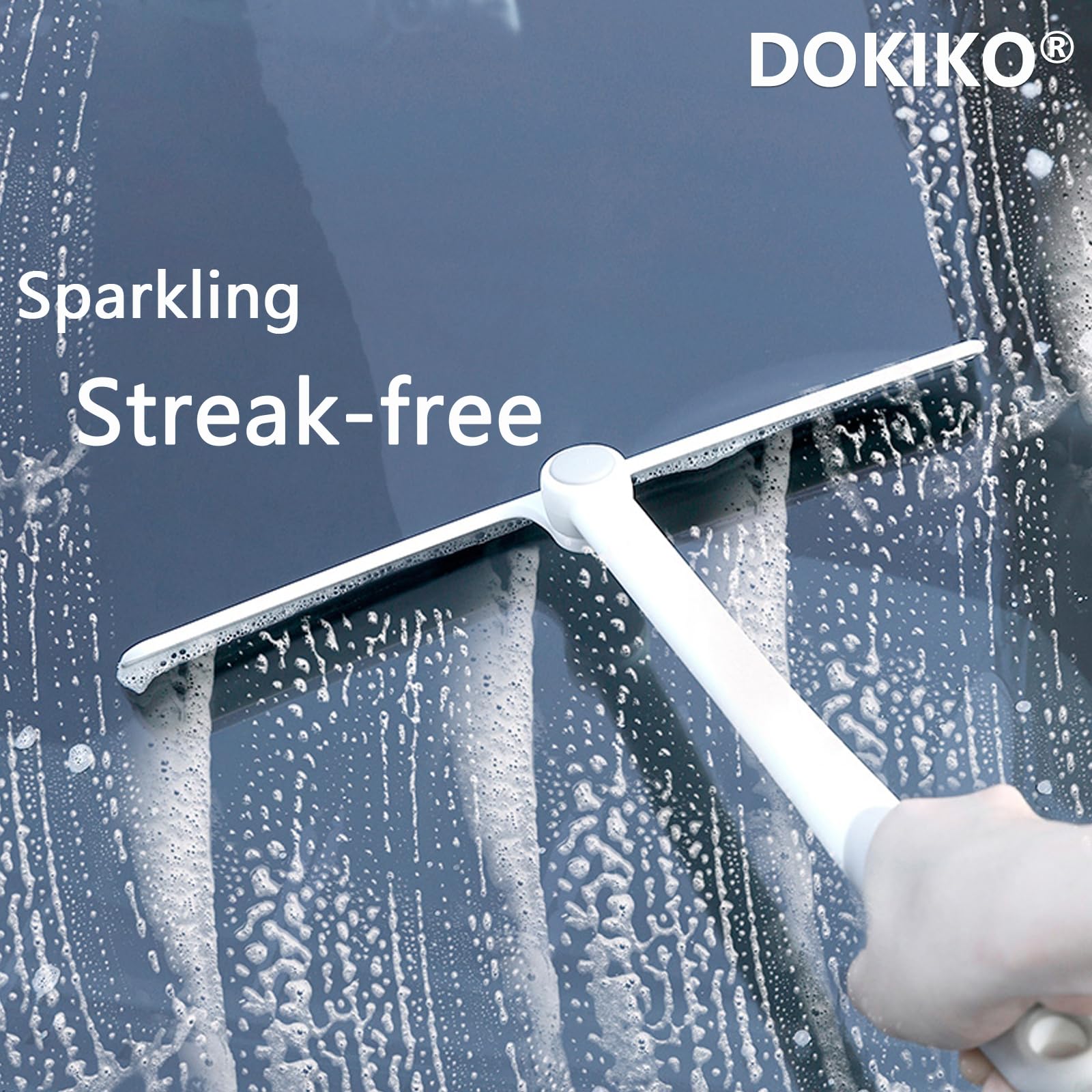 Dokiko 50 Pcs Glass Cleaner Tablets For Home,Dissolve Concentrated Tablets, Glass Cleaner, 50 Concentrated Dissolvable Refill Ta