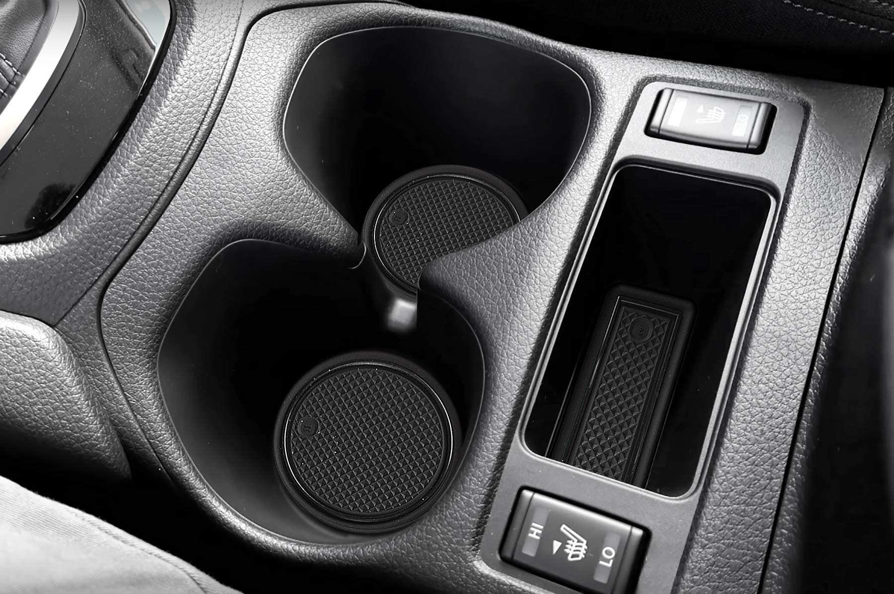 Auovo Anti Dust Mats For Rogue Accessories 2020 2019 2018 2017.5 2017 2016 2015 2014 Custom Fit Door Compartment Liners Car Cup Holder Insert Center Console Interior (19Pcs/Set) (Black)