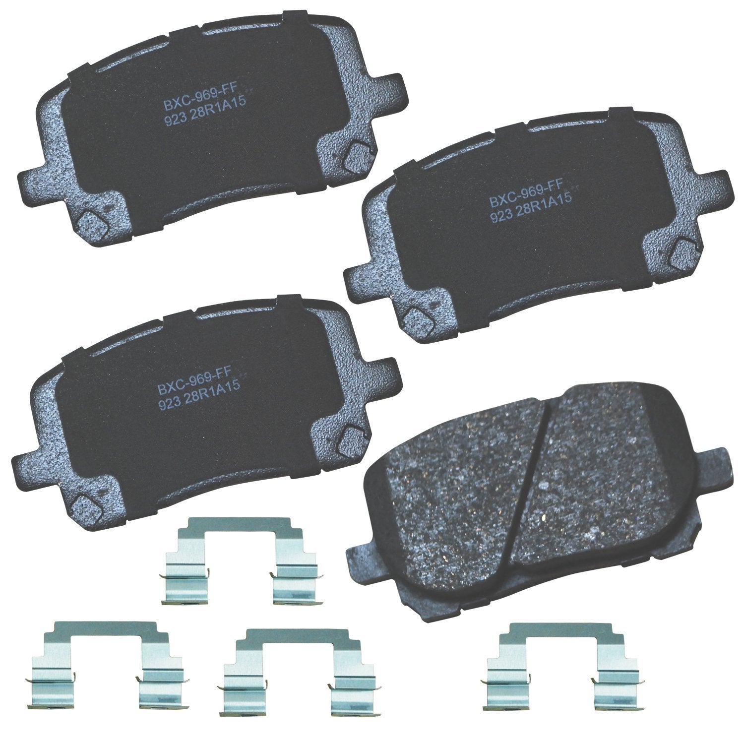 Bendix Premium Sbc923 Ceramic Front Brake Pads For Pontiac Vibe 2008-2003, Toyota Corolla 2008-2003, Matrix 2008-2003
