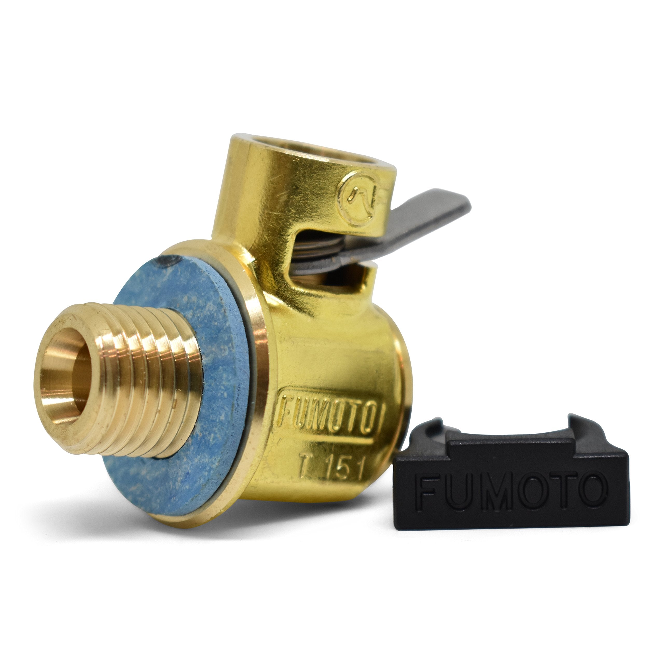 Fumoto Original F-106 With Lc-10 Lever Clip F-Series Engine Oil Drain Valve, 1 Pack, Gold