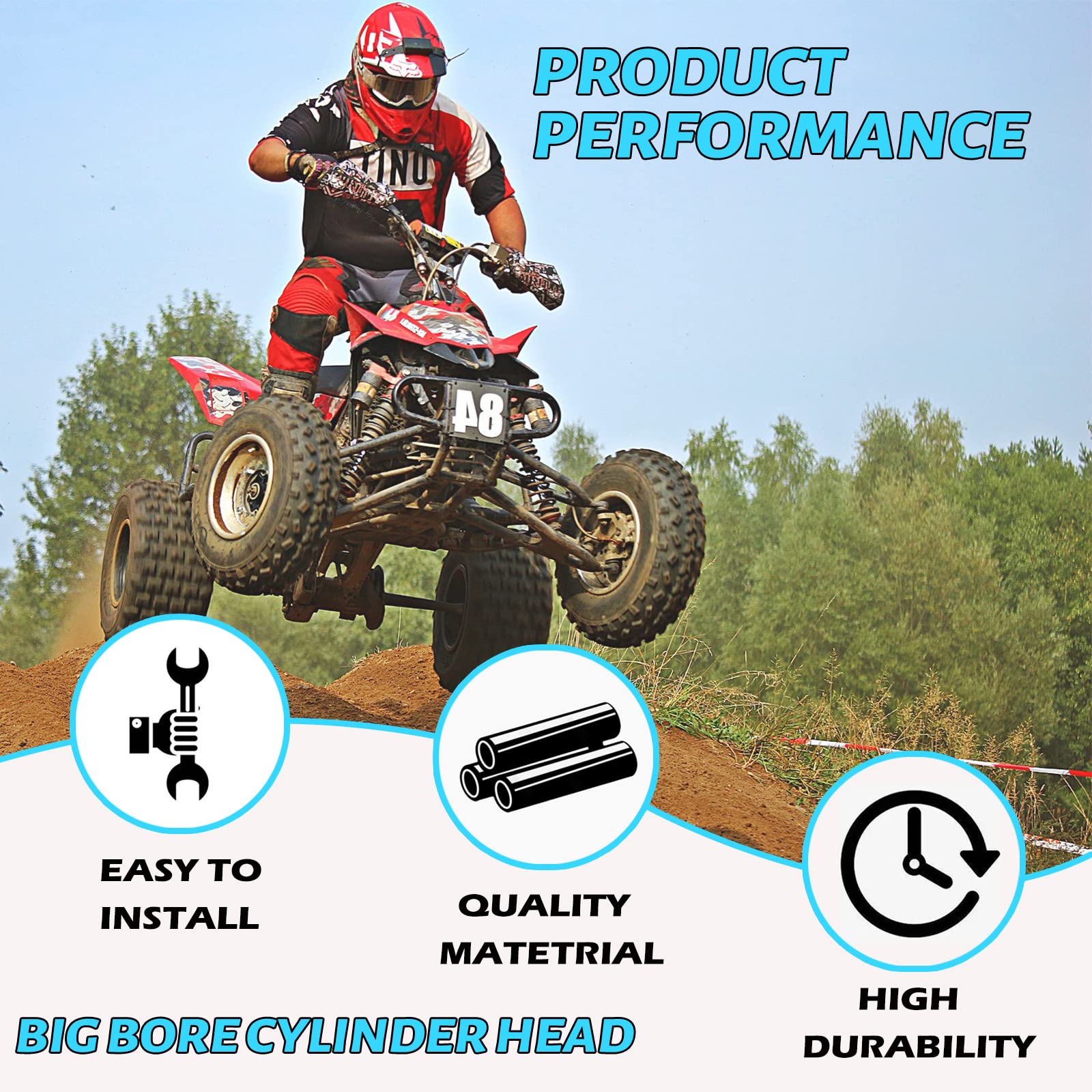 Joyyangfang 2Pcs Motorcycle Gas Cap Gas Tank Fuel Cap Vent Two-Way Valve Vent Universal Tube Hose Breather Cap With Atv Quad Crf Yzf Rmz Klx Drz Pit Dirt Bike Blue