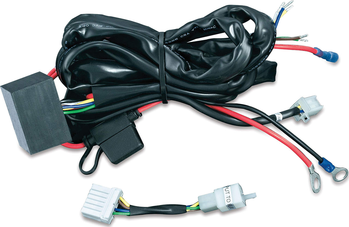 Kuryakyn 7676 Motorcycle Accessory: Plug & Play Trailer Wiring with Relay Harness for 2012-17 Honda Gold Wing GL1800, F6B Motorc