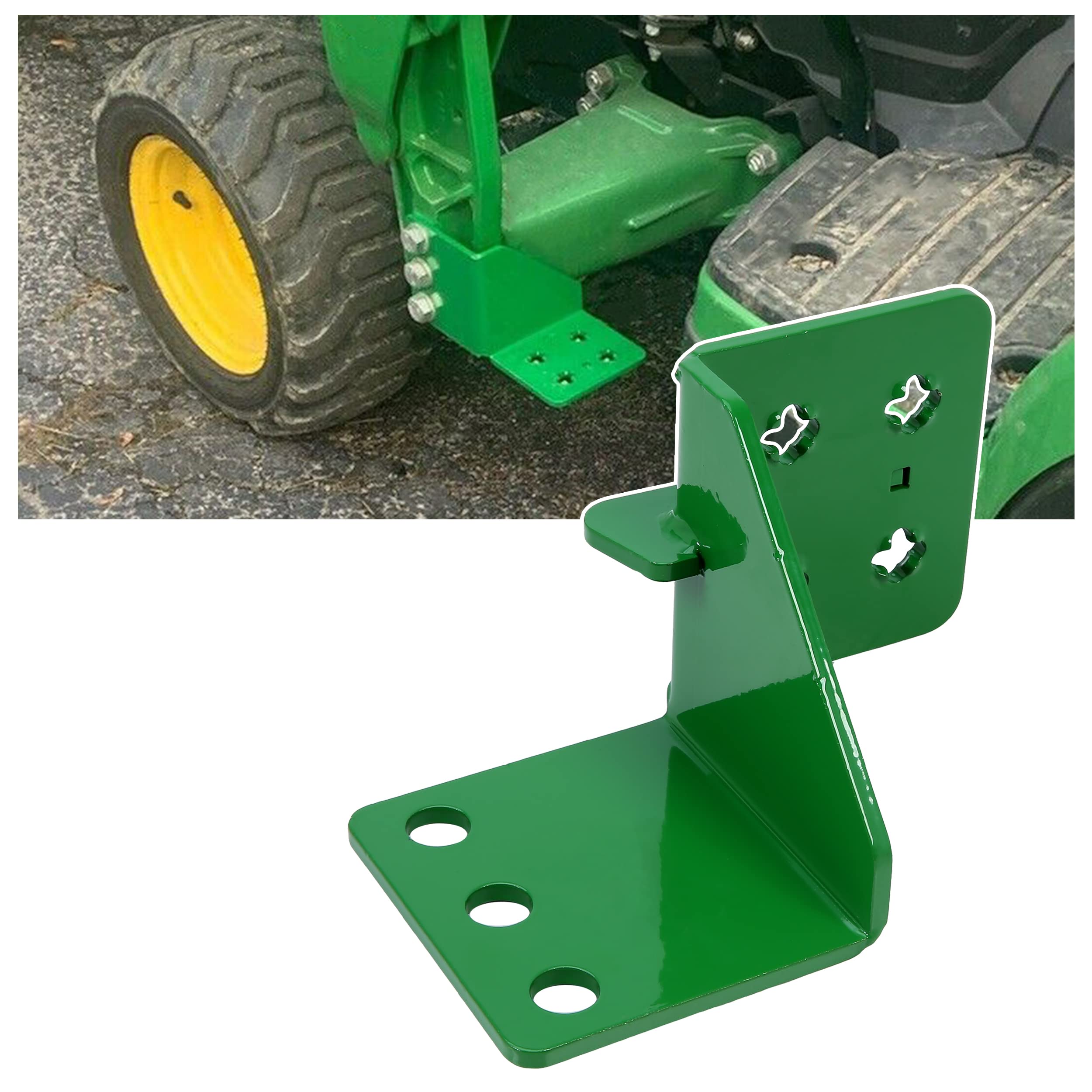Ecotric Bolt On 6'' Tractor Driver Step Compatible With John Deere 120 1023E 1025R 1026R
