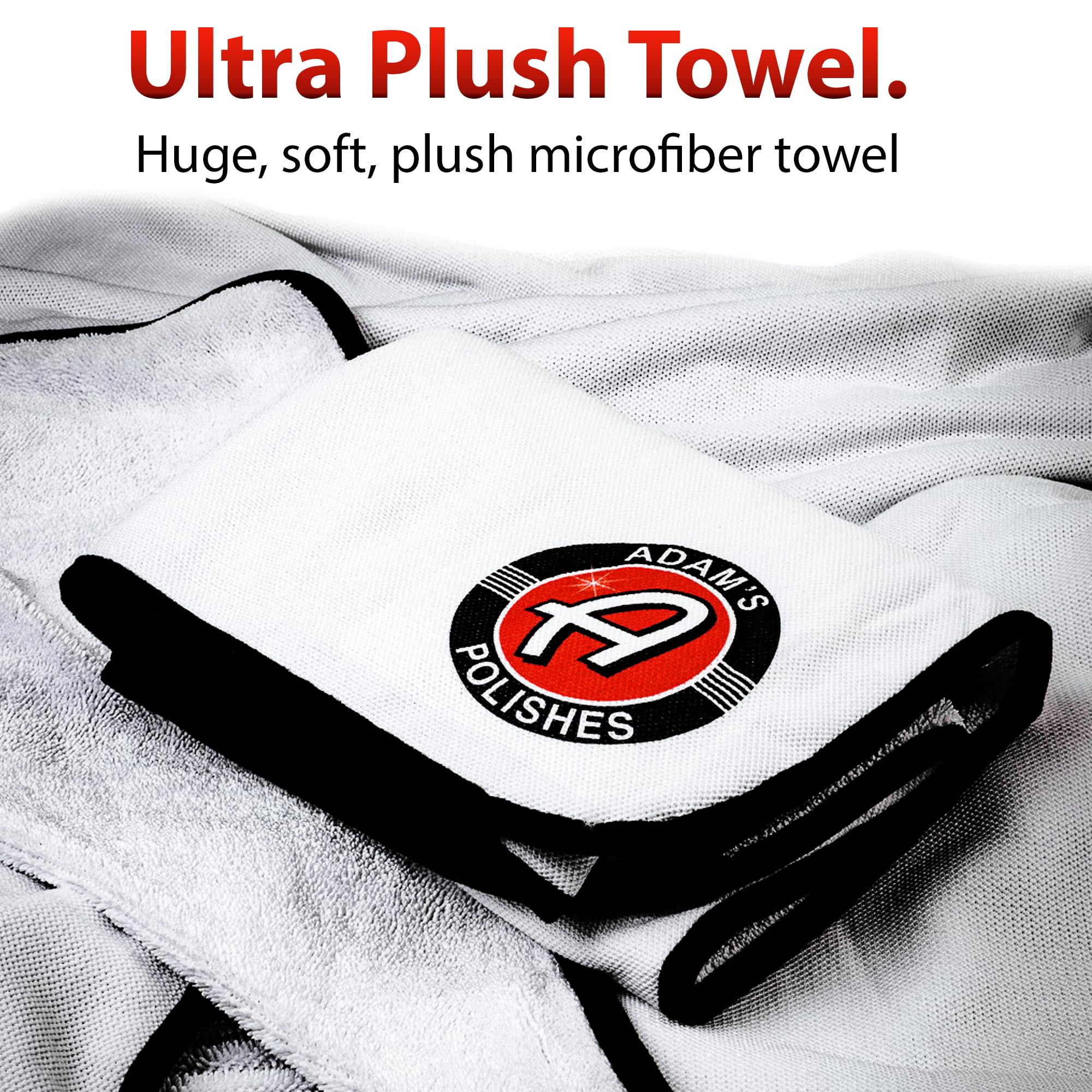 Adam'S Polishes Ultra Plush Drying Towel (2 Pack)