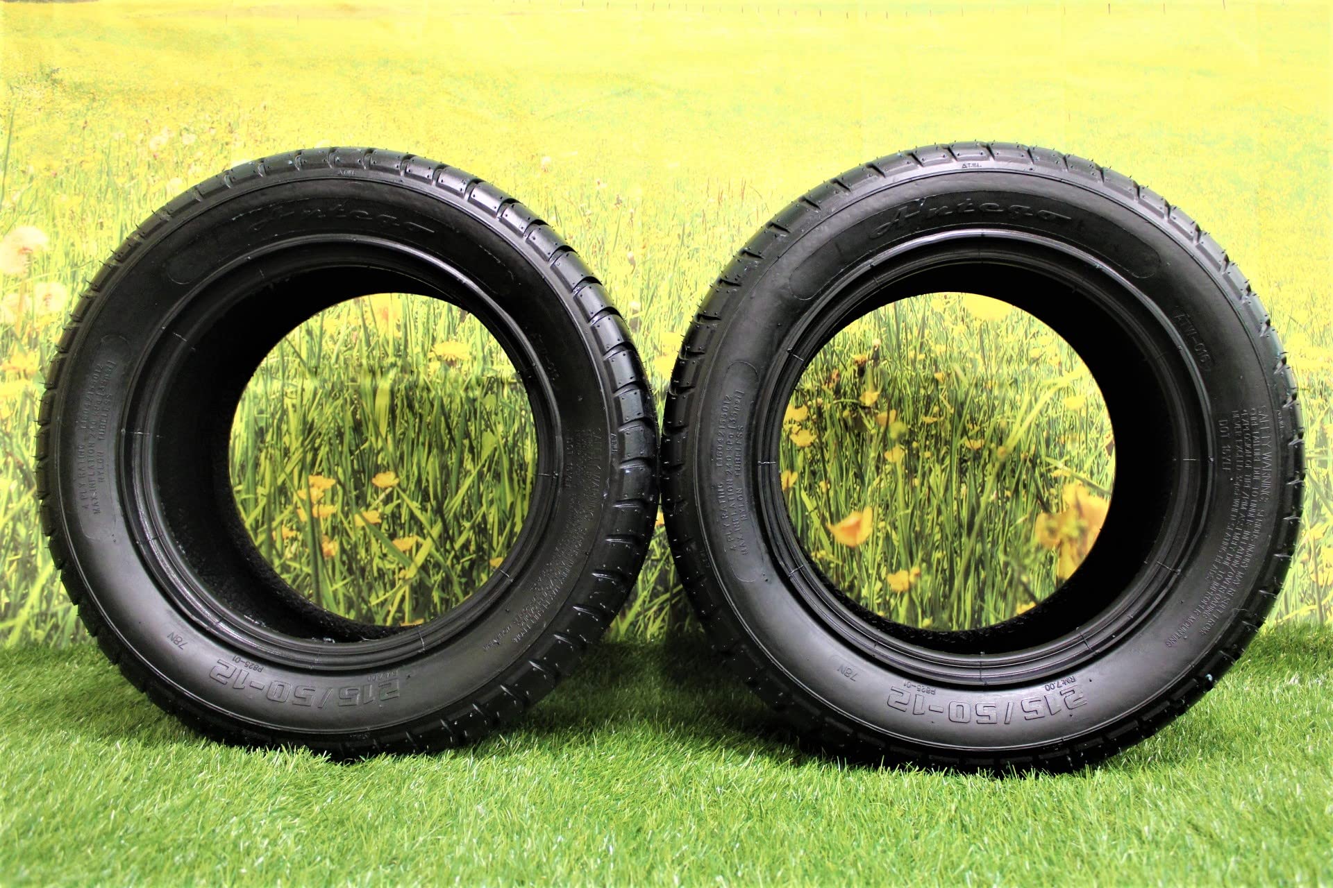 215/50-12 4 Ply (Set Of 2) Golf Cart Tires