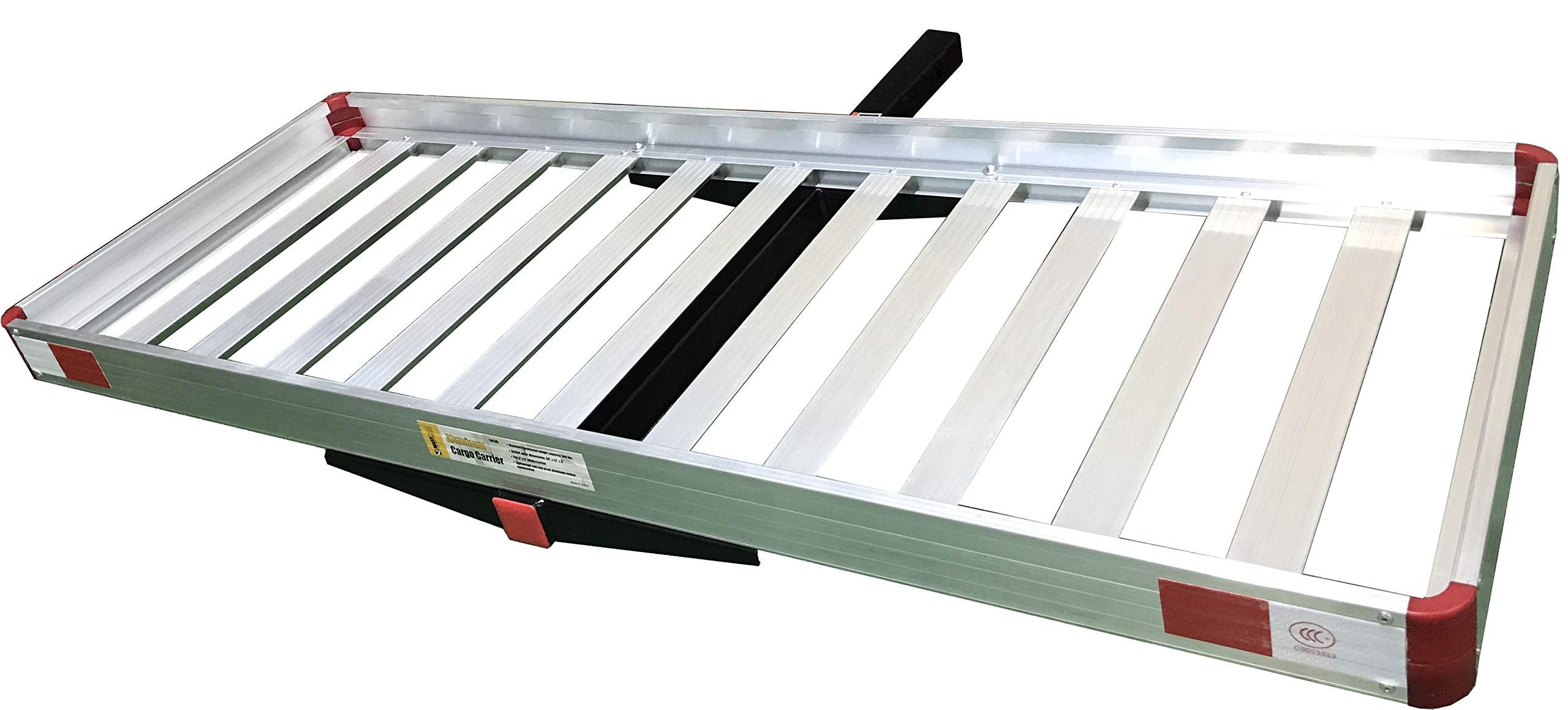 Maxxhaul 60 X 22 Aluminum Cargo Carrier Rack Basket For Luggage For Suv Truck Car Van - 500 Lbs. Capacity, Silver