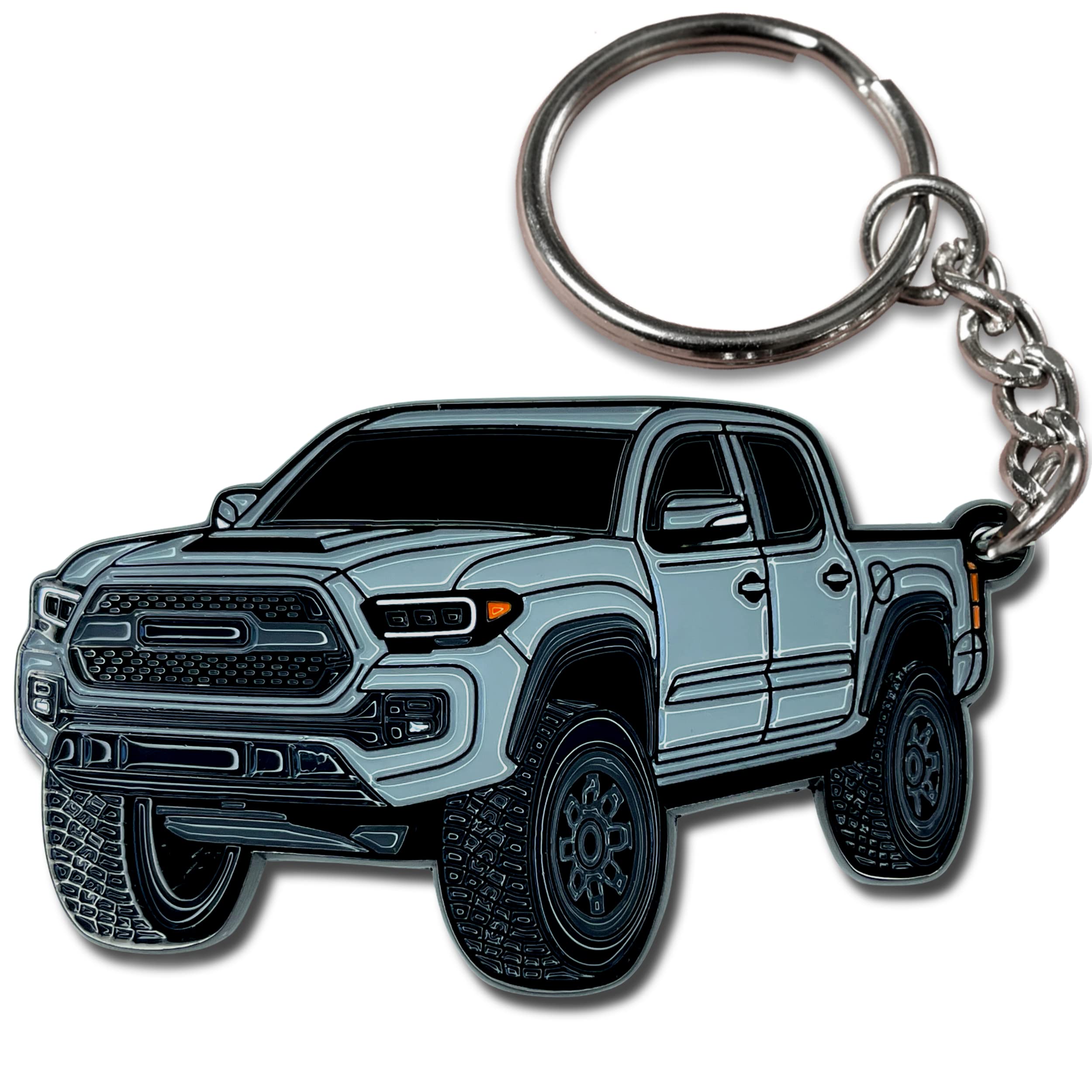 Four Wheel Beast Tacoma Keychain - Tacoma Accessories 2016-2022 Mods - Cool Pro Sport Off Road Key Chain Fob Cover - 3Rd Gen Off