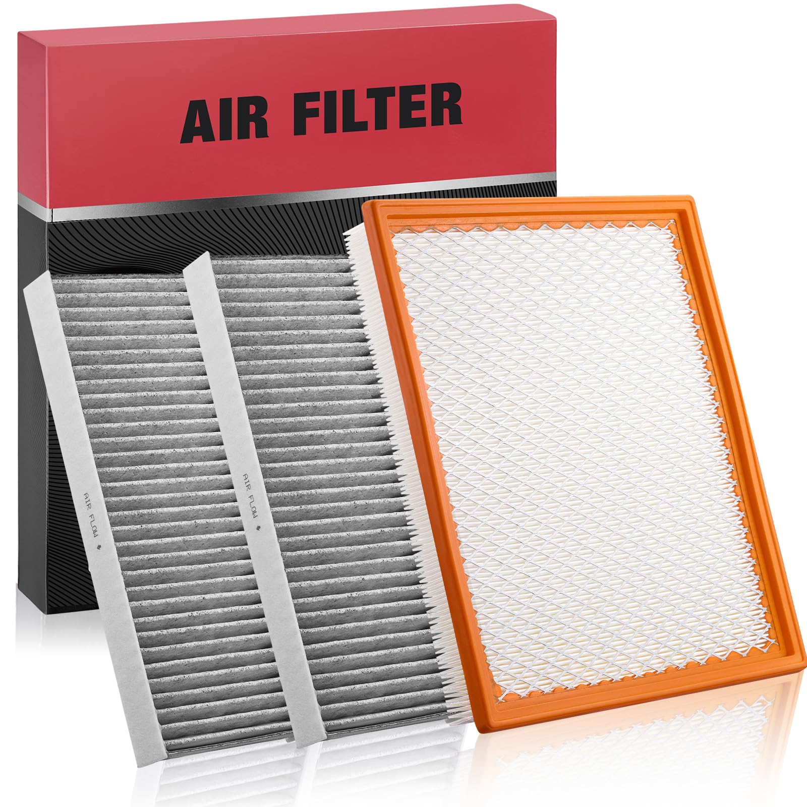 BDFHYK CA7440 Engine Air Filter and CF10553 Cabin Air Filter Compatible with Nissan Frontier NV1500 NV2500 NV3500 Pathfinder Xte