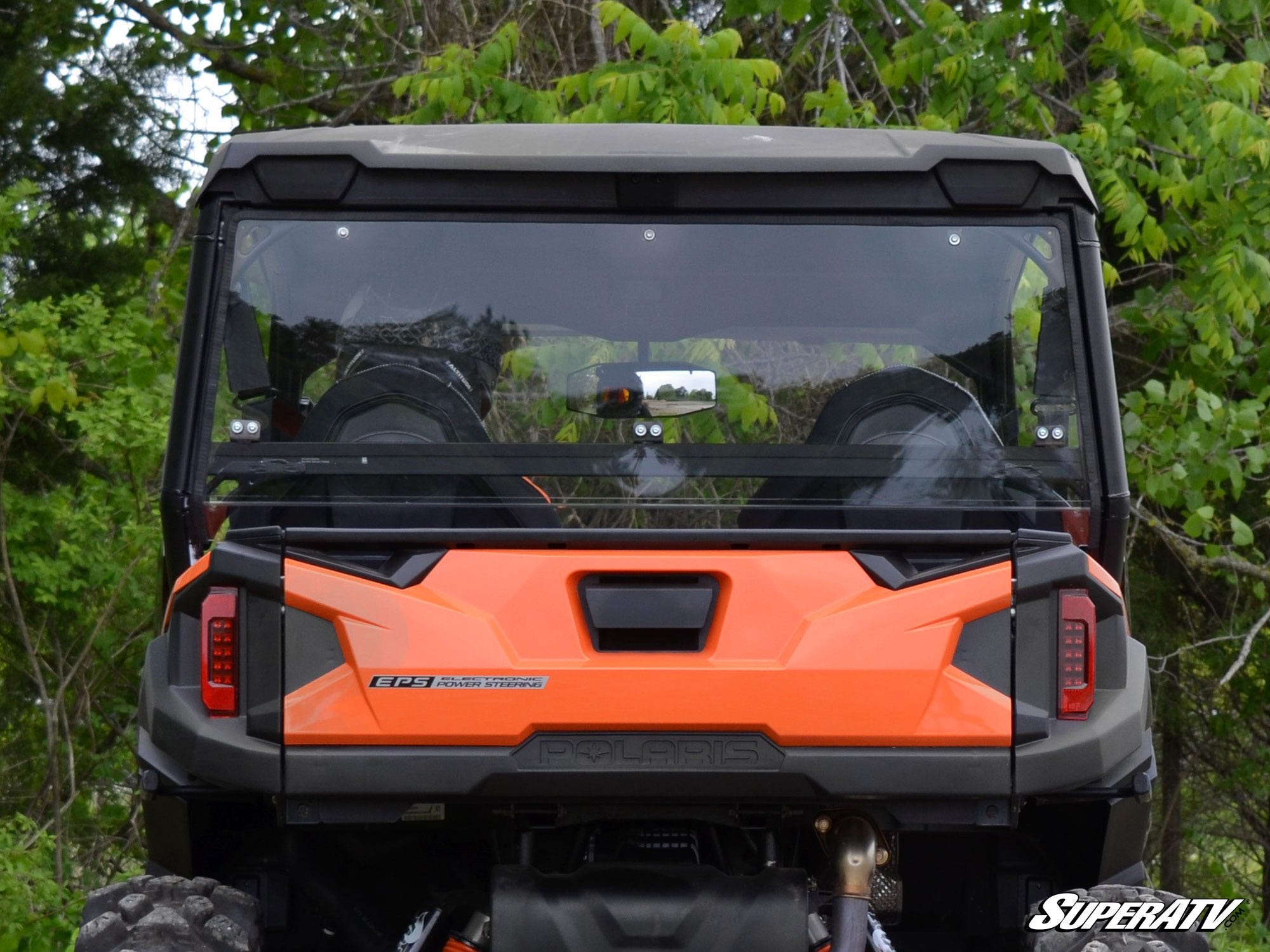 Super Atv Polaris General Scratch Resistant Rear Windshield