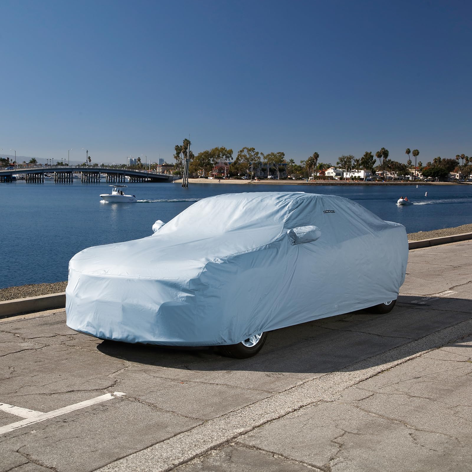 Icarcover Custom Car Cover For Jaguar Xk-Series Xk8, Xkr, Xk, Waterproof All-Weather Rain Snow Uv Sun Protector Full Exterior Indoor Outdoor Car Cover With Strap (Year Fits 1997-2008)