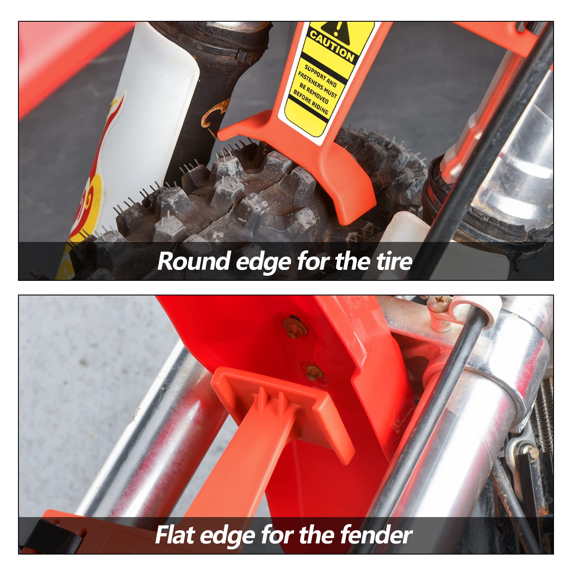 Rutu 10.9 Inch Universal Fork Guard Suspension Fork Support Guard Transportation Protector With 2 Hook And Loop Straps For Xc-W