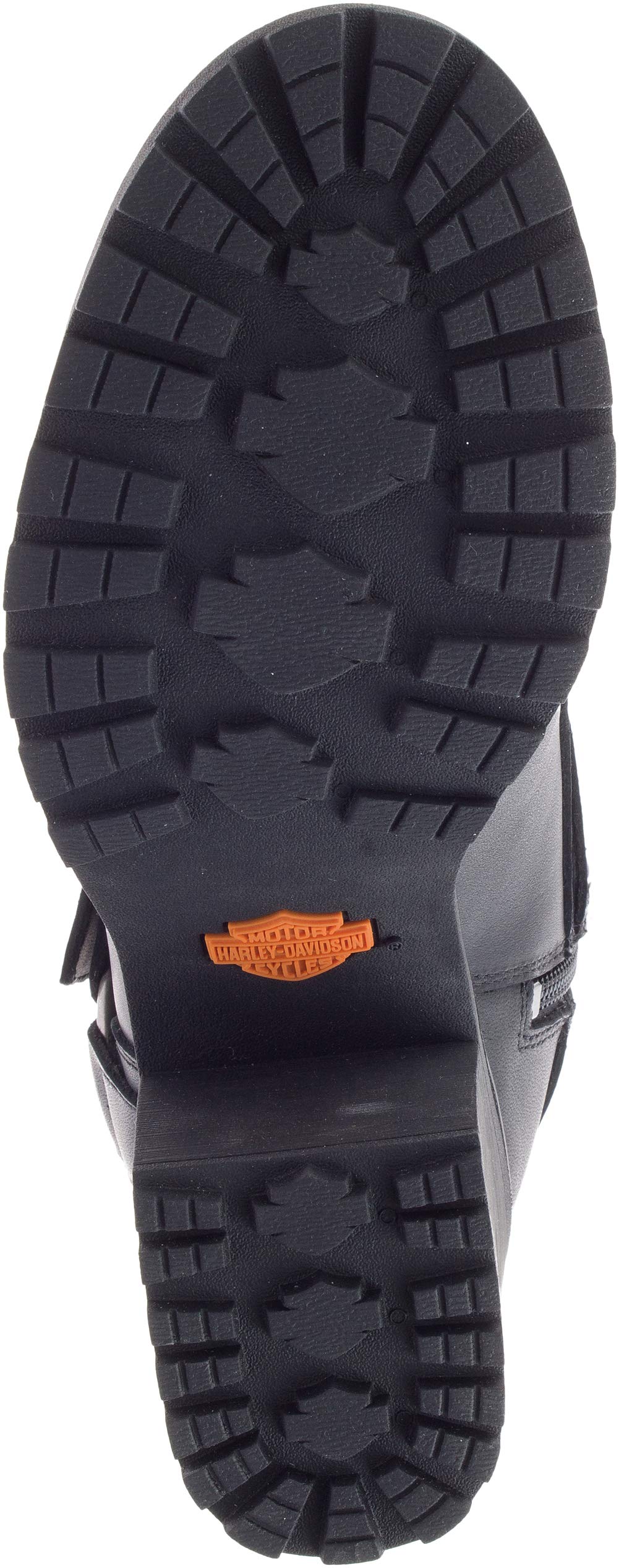 Harley-Davidson Women's Howell 5" Lace Leather Motorcycle Boot, Size 5, Black, Model D84664