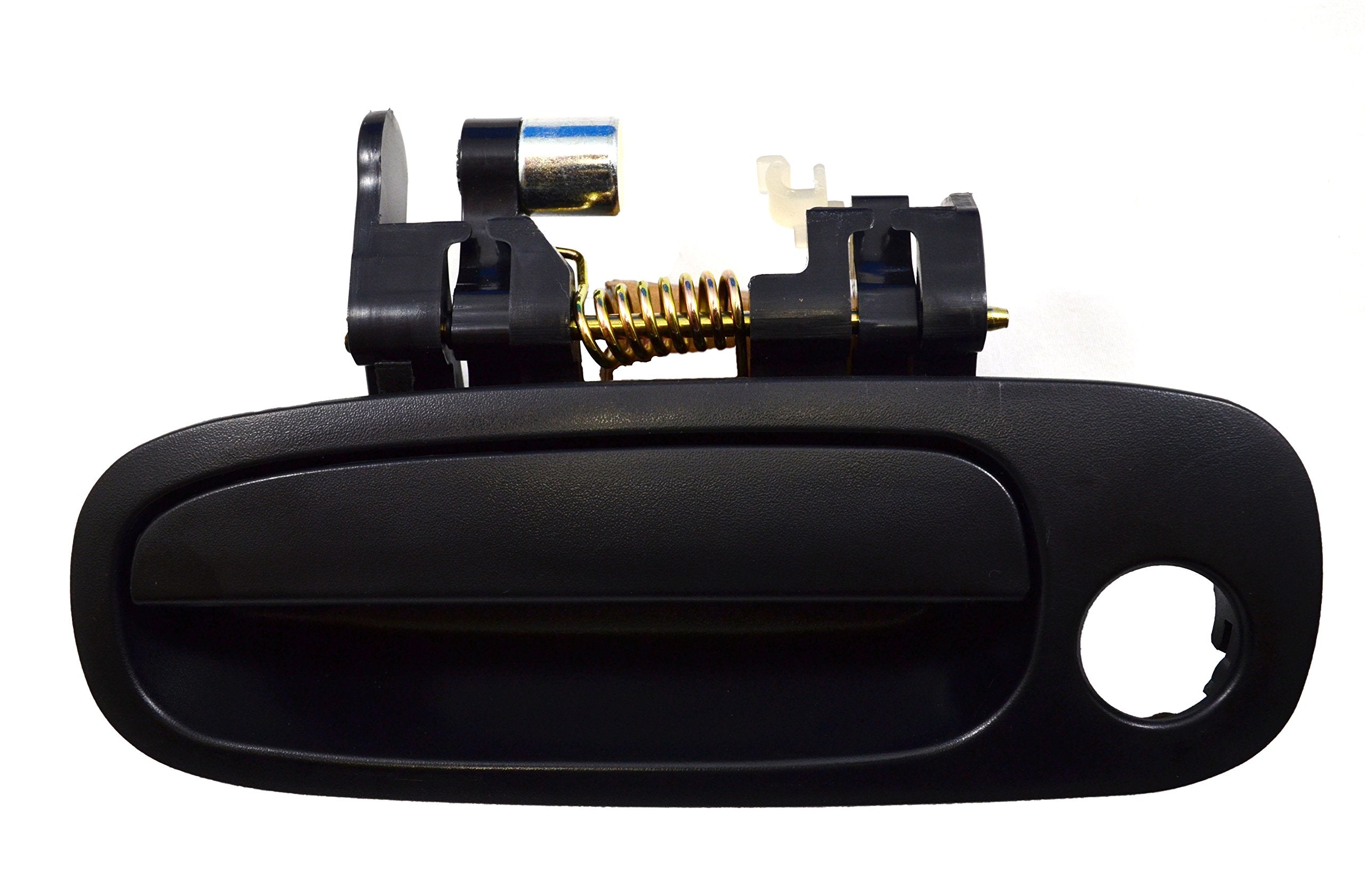 Pt Auto Warehouse To-3199A-Fl - Outside Exterior Outer Door Handle, Textured Black - Driver Side Front