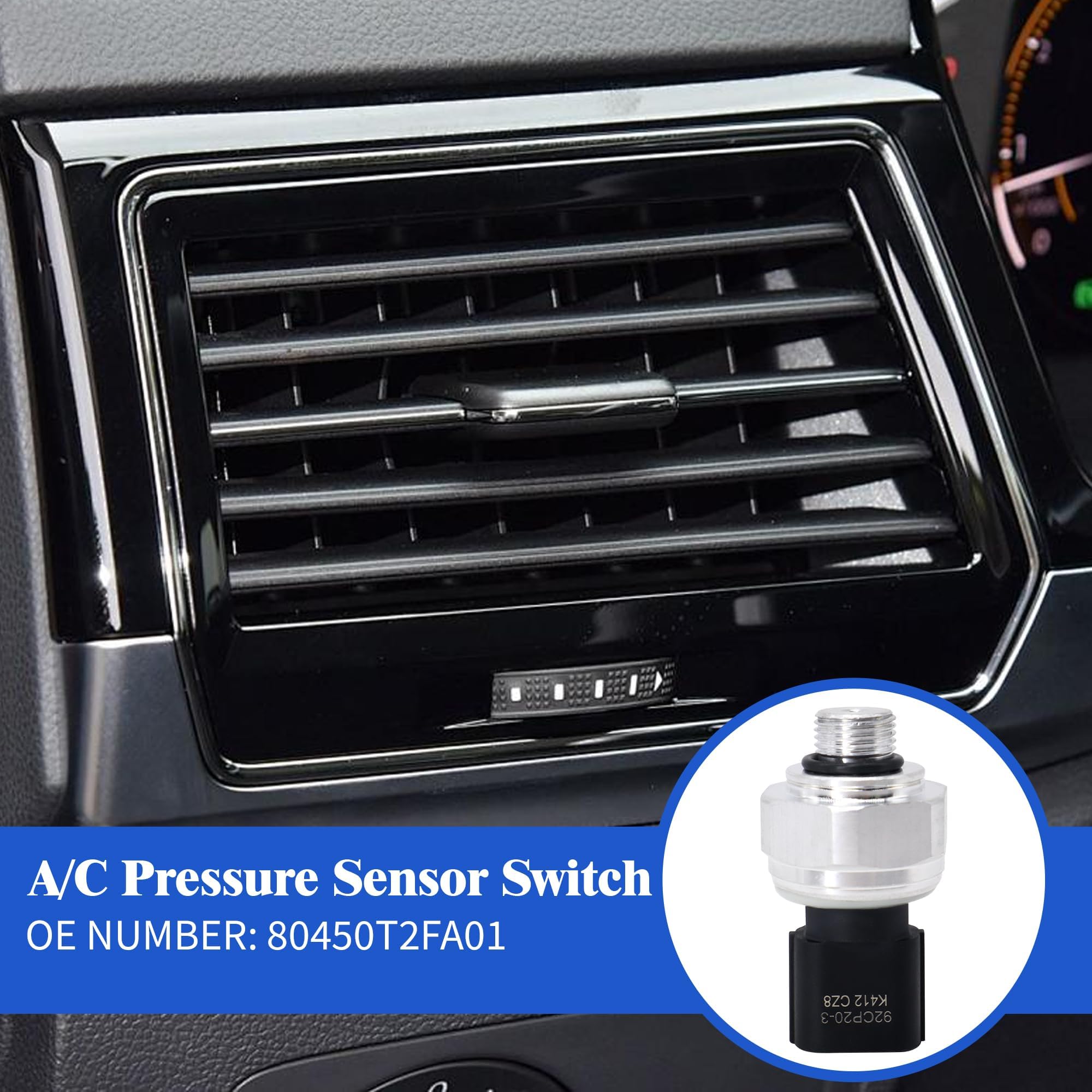 Hisport 80450T2Fa01 A/C Pressure Sensor Switch - Pressure Transducer Compatible With Acura Ilx Mdx Nsx Rdx Rl Tl Tlx Tsx Zdx, Ho