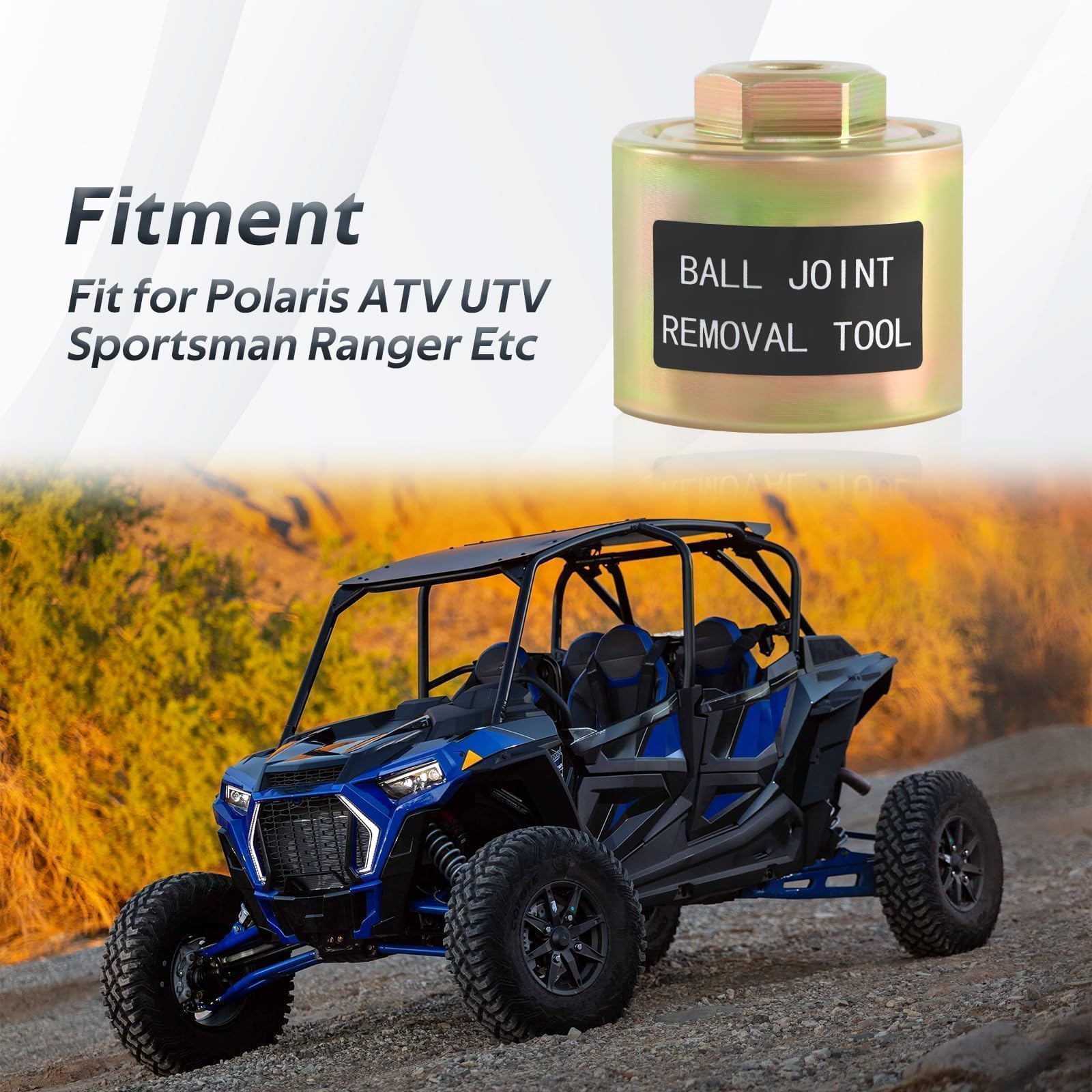 Himarklif Front Ball Joint Puller Removal Tool Fits For Polaris Atv Utv Sportsman Ranger Etc Replace# 100-4057