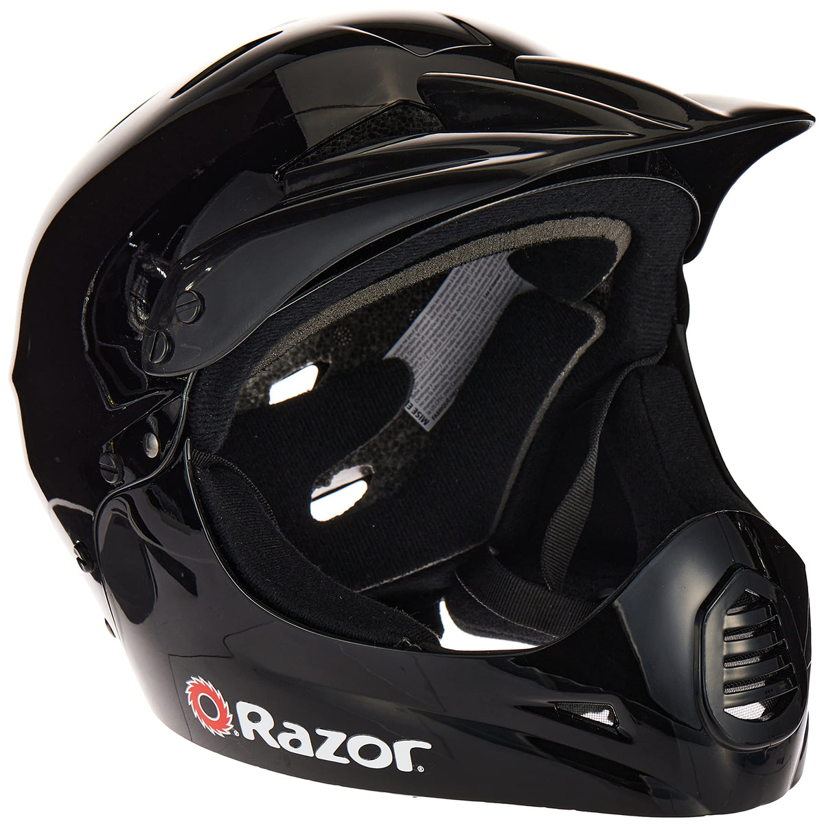 bike helmet plastic Razor Full Face Youth Bicycle Helmet