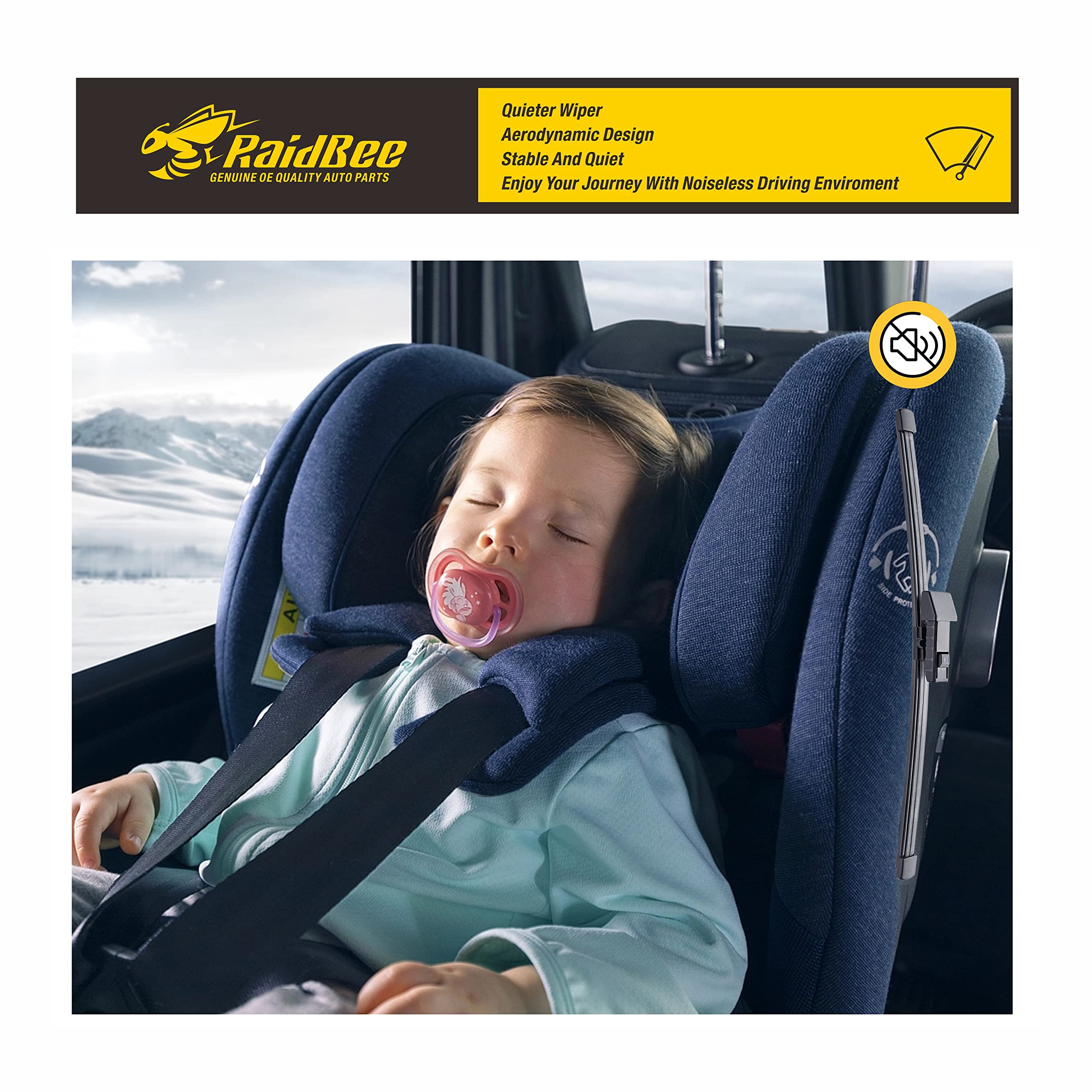 Raidbee Rear Wiper Blade Replacement For Escape 2022-2013,Expedition 2022-2018 Rear Wiper Blades For Automotive Replacement Back