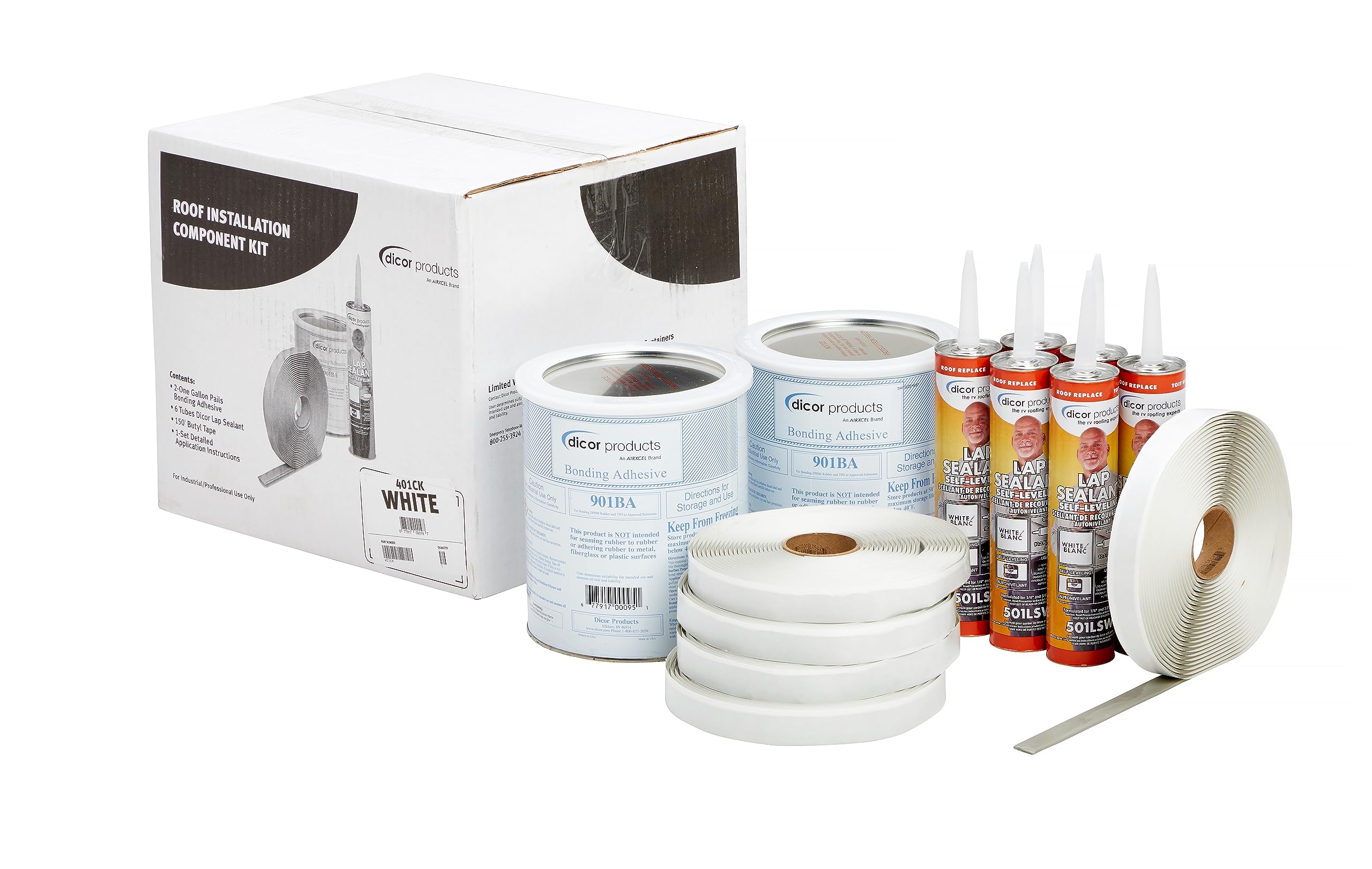 Dicor Corporation 95D40-30 Epdm 9'6 X 30'Dove Rubber Roof