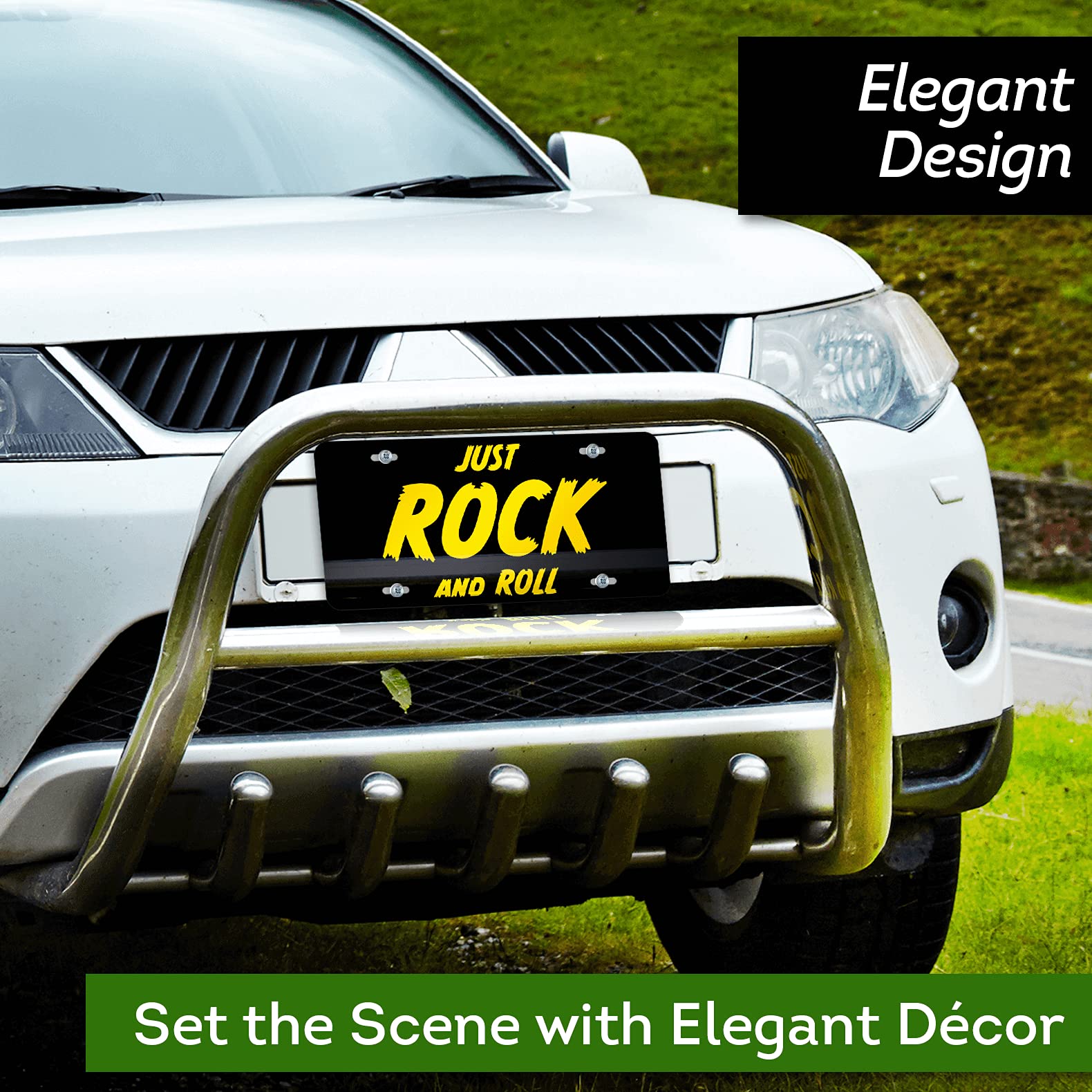 Custom License Plates, Personalized Plates For Front Of Car | Vanity Plate 6X12 Inch - Size Rust-Free Metal 40 Colors By: My Sig