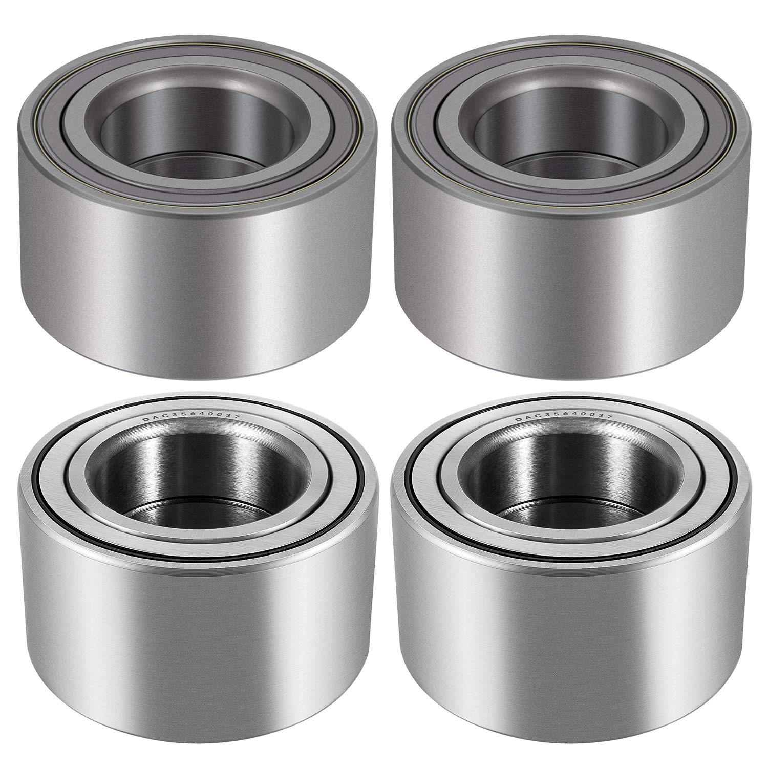 4 Pcs Front And Rear Wheel Bearings For Polaris Ranger 400 500 700 Sportsman 400 450 500 600 700 X2 Ho Eps Xp Efi Replace Oe 3514634 3514635