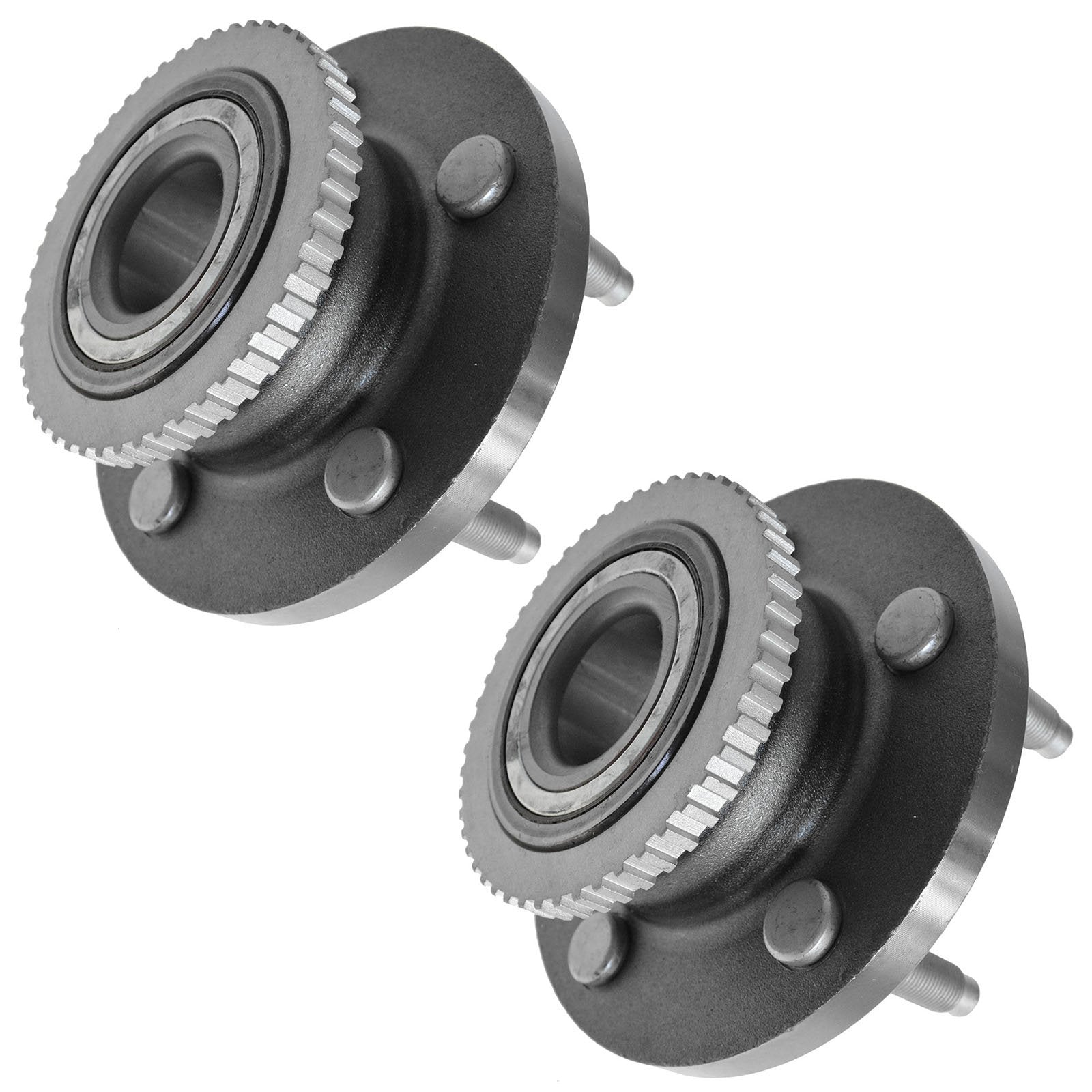 Trq Front Wheel Hub Bearings Assembly Set Compatible With 1997-2002 Ford Crown Victoria Lincoln Town Car Mercury Grand Marquis