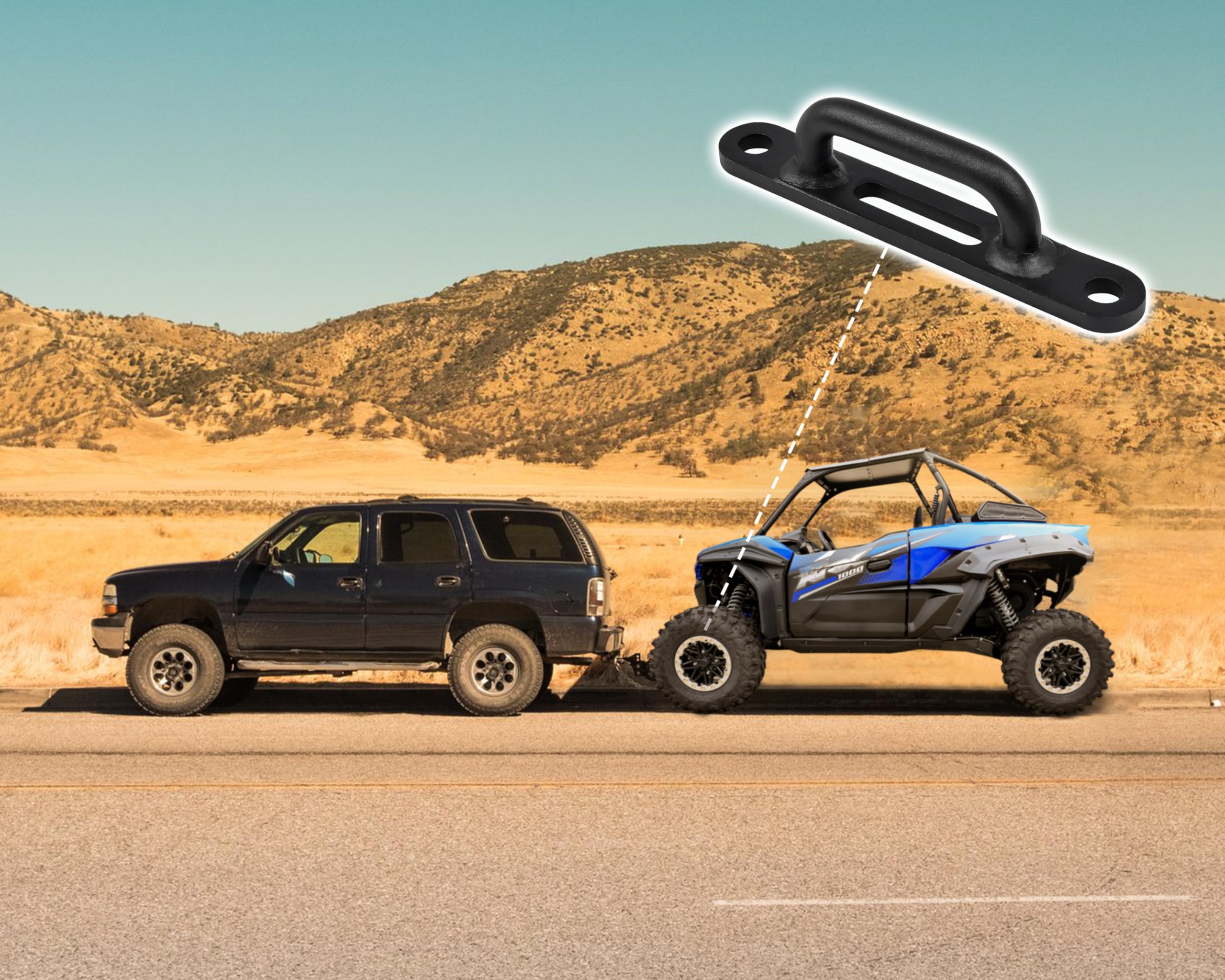 Sautvs Tow Hook Accessory For Kawasaki Teryx Krx 1000 2020-2024 Accessories, Replacement #99994-1315