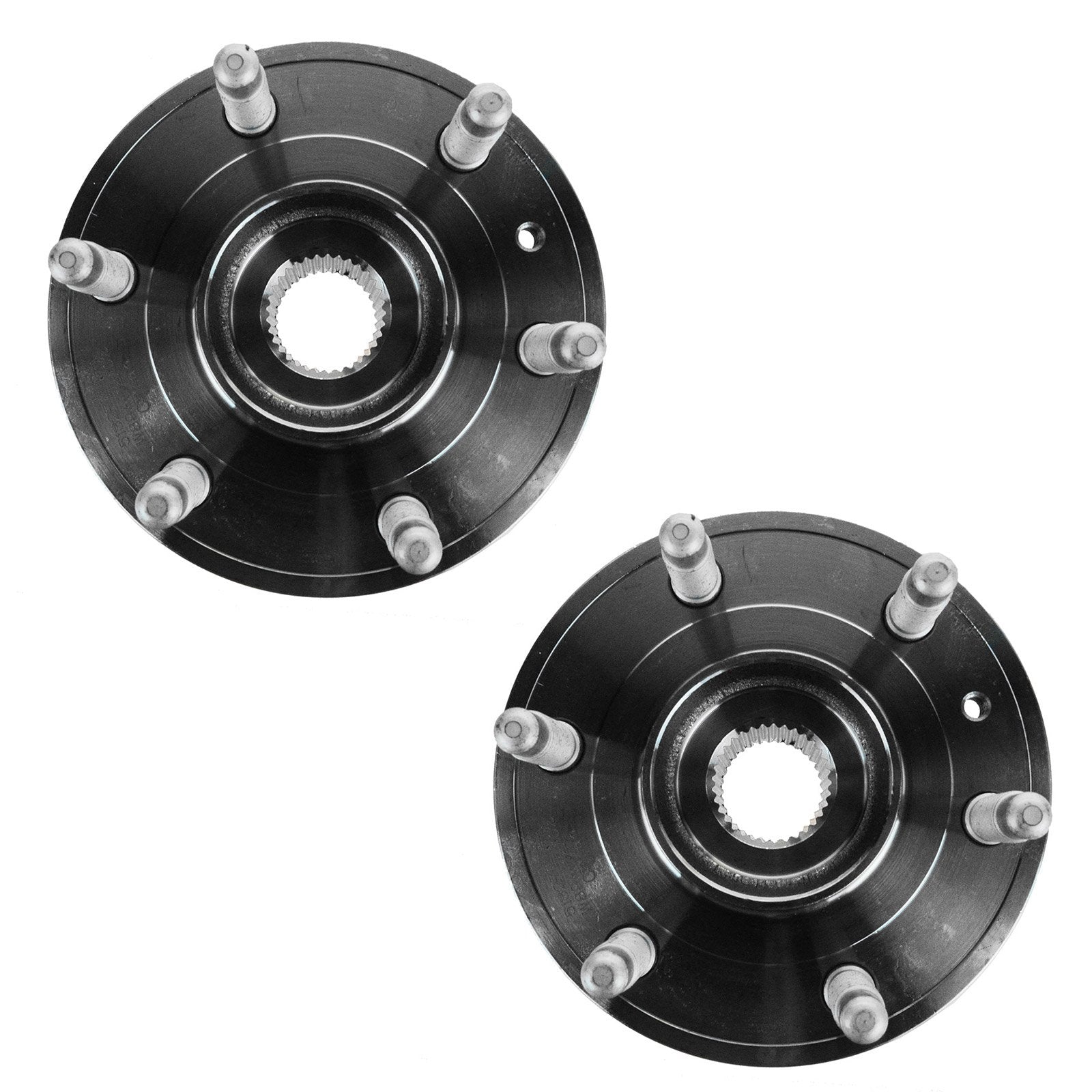 Trq Front Rear Wheel Hub Bearings Assembly Set Compatible With 2008-2017 Buick Enclave 2009-2017 Chevrolet Traverse 2007-2016 Gm