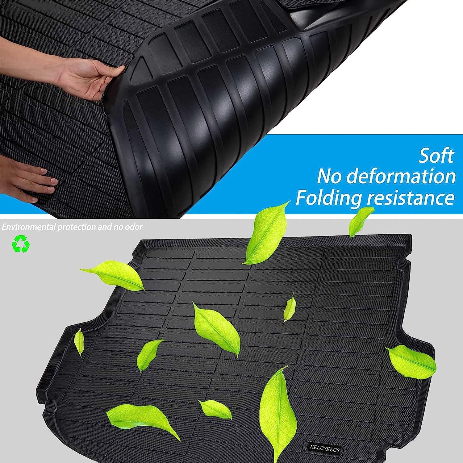 Kelcseecs All Weather Floor Mats & Cargo Liner Set Custom For 2012 2013 2014 2015 2016 2017 Chevrolet Chevy Equinox & Gmc Terrai