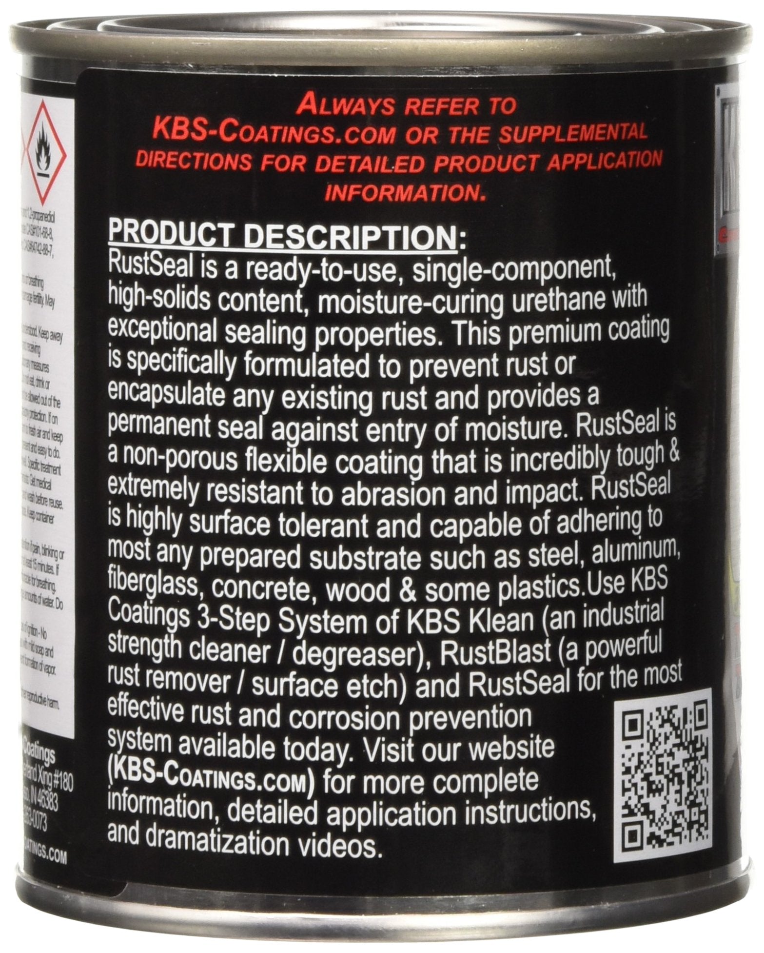 Kbs Coatings 4308 Off-White Rustseal - 1 Pint