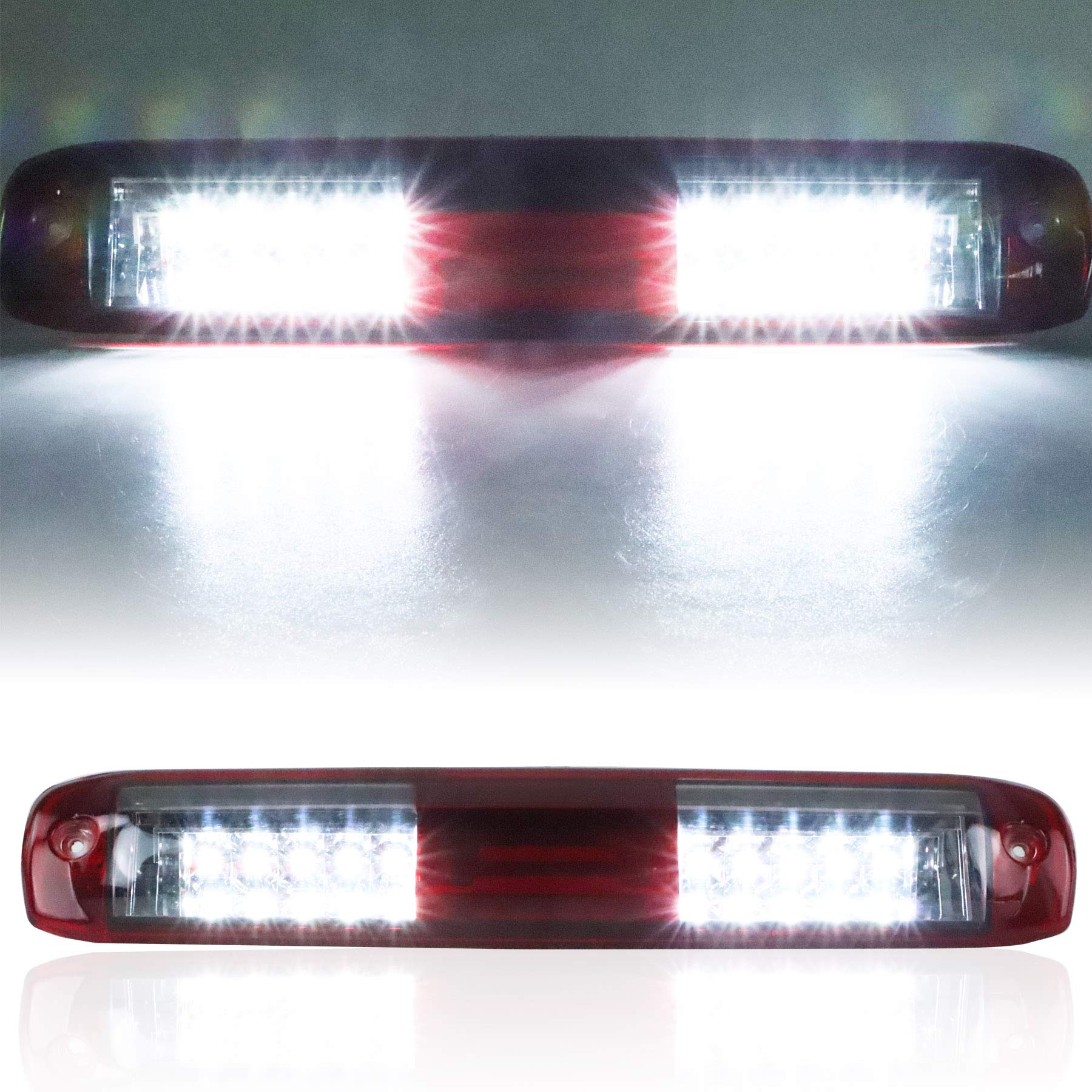 Tresound 3Rd Third Brake Light For 99-07 Chevy Chevrolet Silverado, Gmc Sierra 1500 2500 3500 Hd Classic, Led Cargo Lamp High Mount Stop Light Red